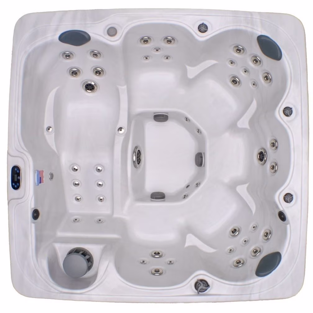 Home and Garden  6-person 71-jet Spa with MP3 Auxiliary Output and Ozone Included.