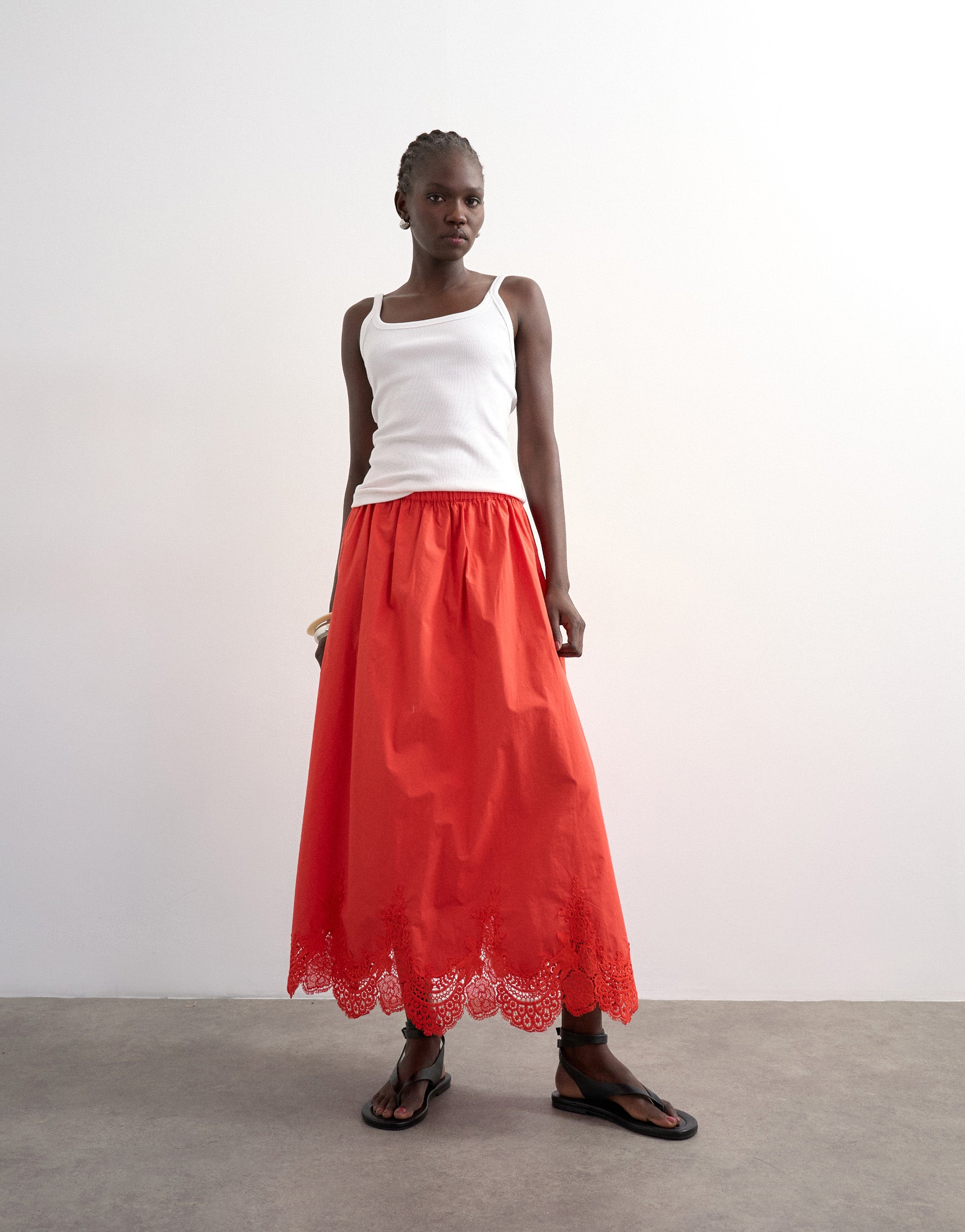 VERO MODA® TSLINA Mid rise Long skirt