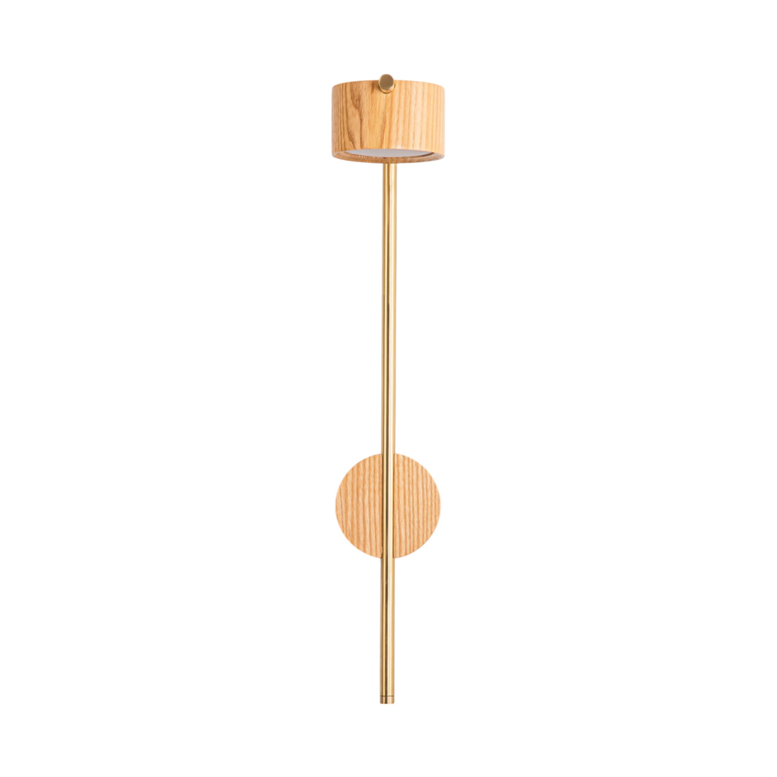Morten Wooden Wall Light 20x55cm