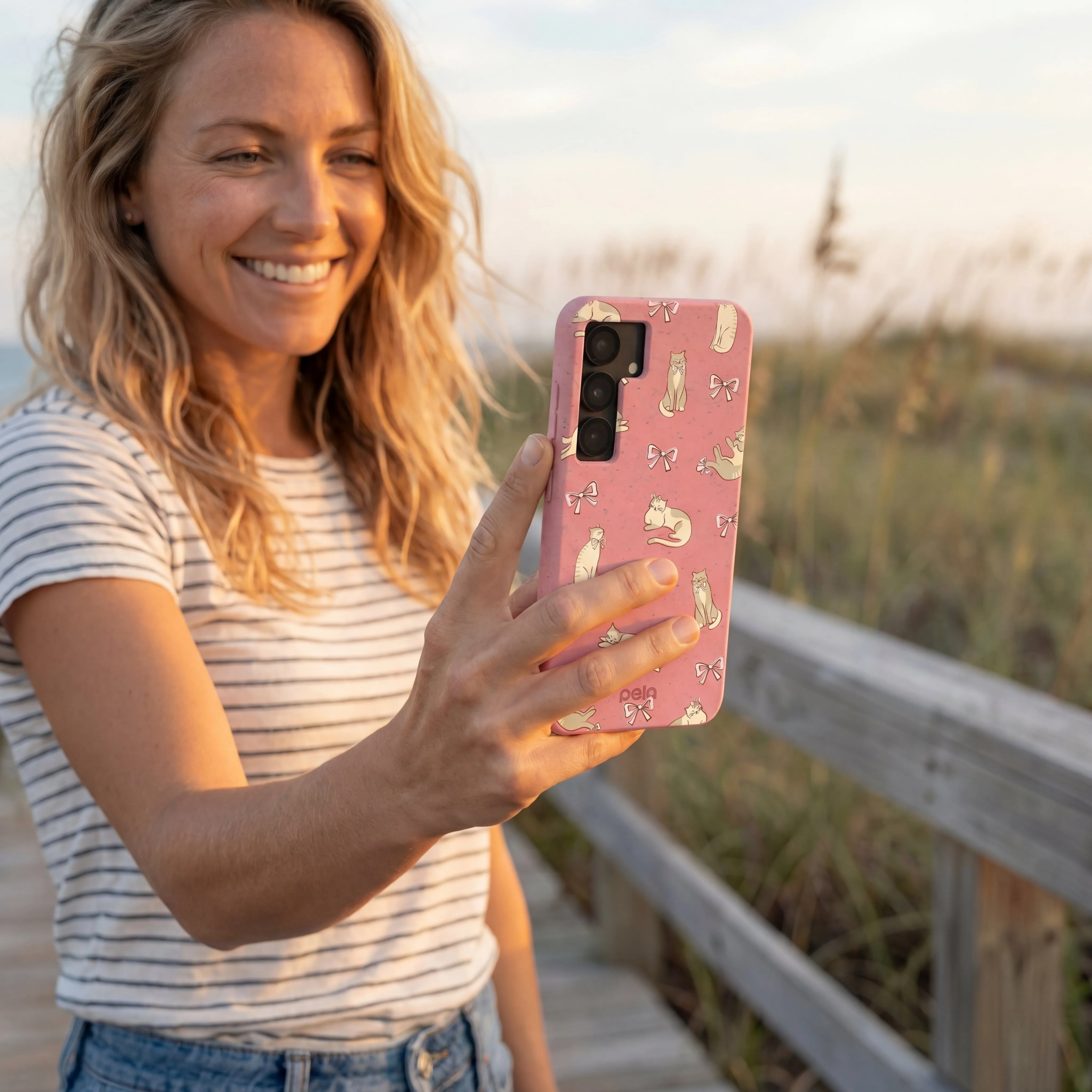 Bubblegum Pink Purrfection Samsung Galaxy S25+(Plus) Case