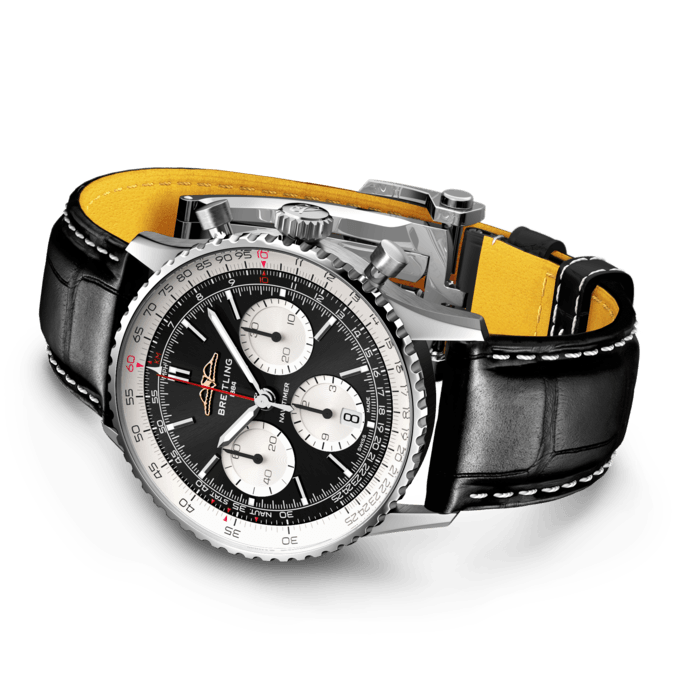[Super Clone]Breitling AB0137211B1P1 Navitimer B01 Black Dial - Νew