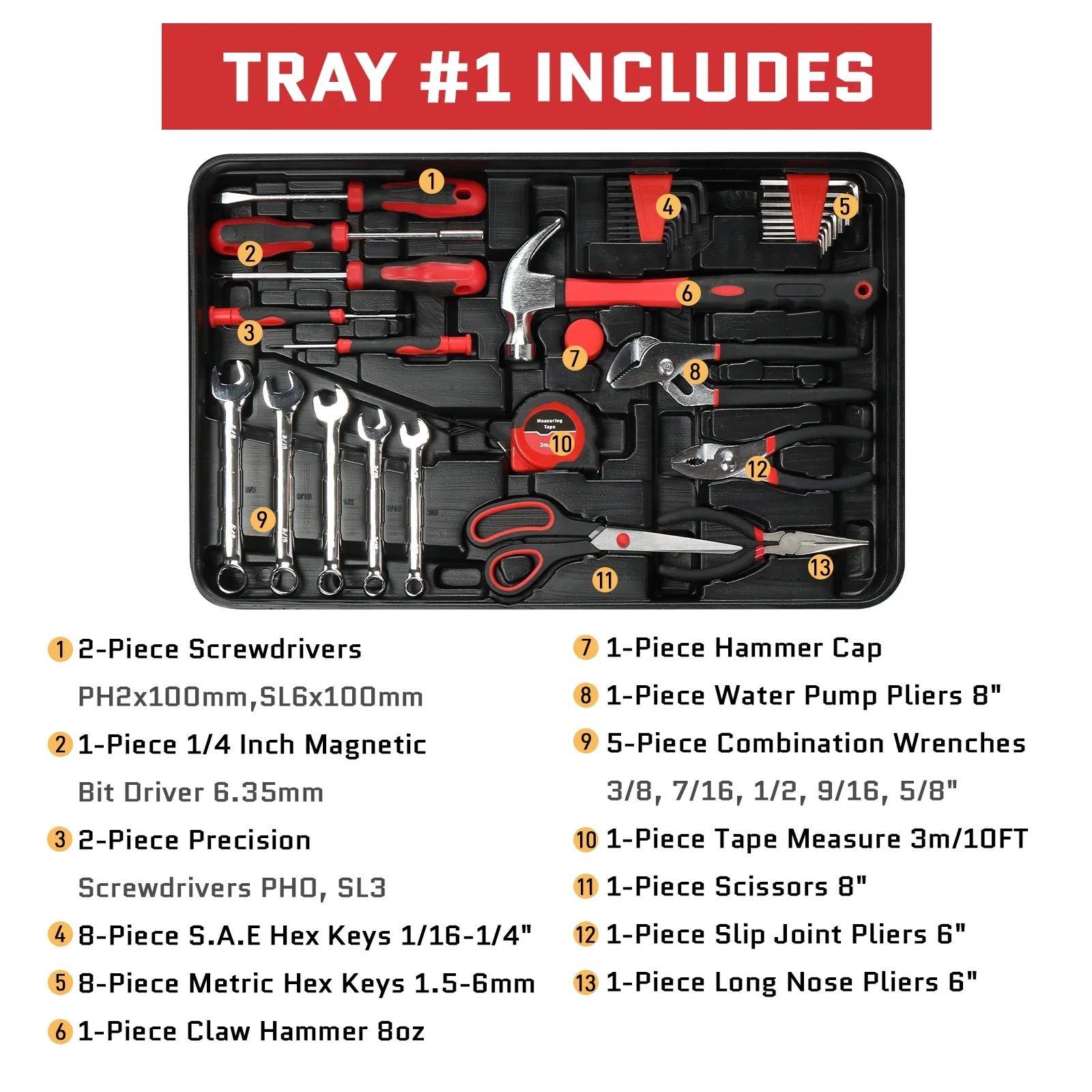 799 Pieces Professional Mechanics Hand Tool Set, Mobile Tool box on Wheels W/Ratchets&Socket, Screwdriver, Tongs, 4-layer Tool Case & Tool Kit, Silver