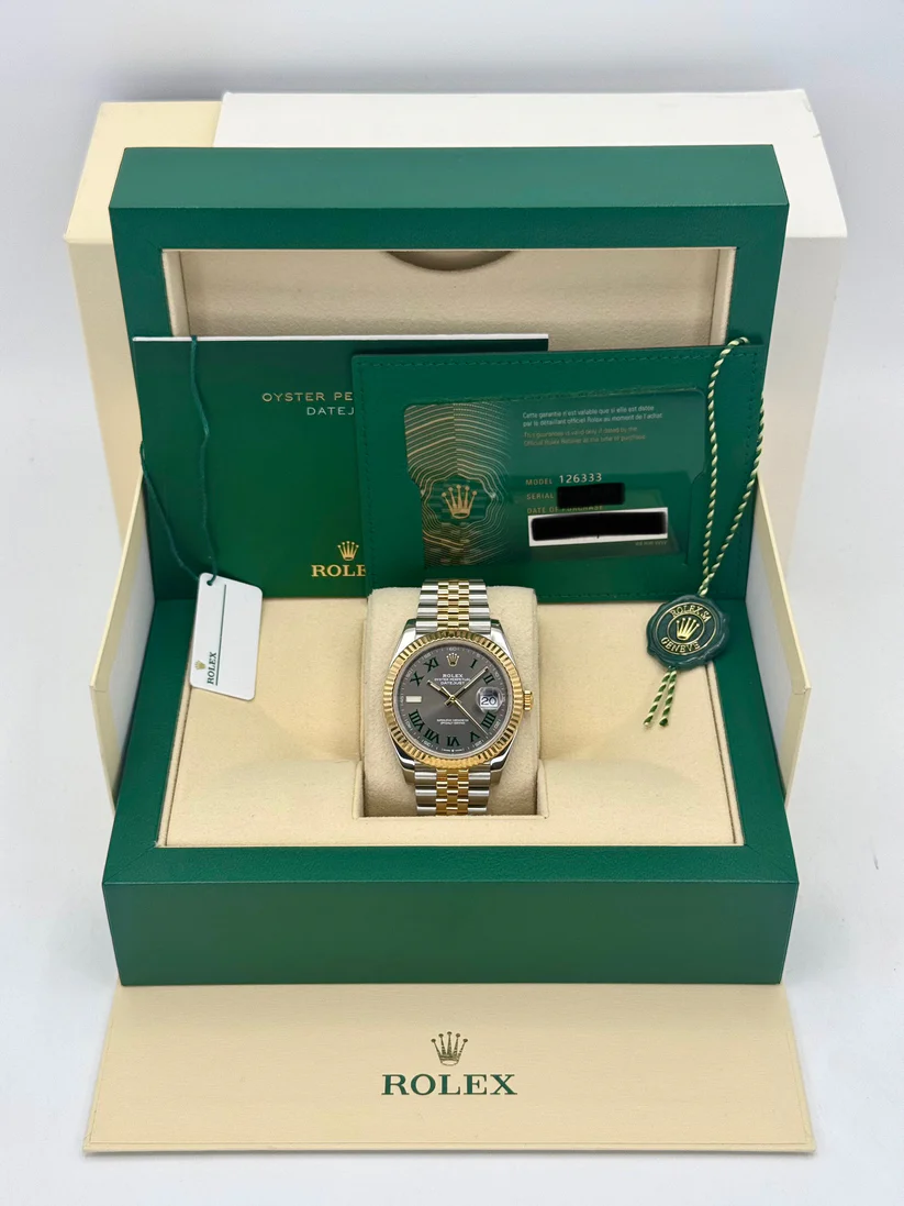 [Super Clone]RLX  Datejust 41mm Two-Tone Yellow Gold Fluted Bezel 