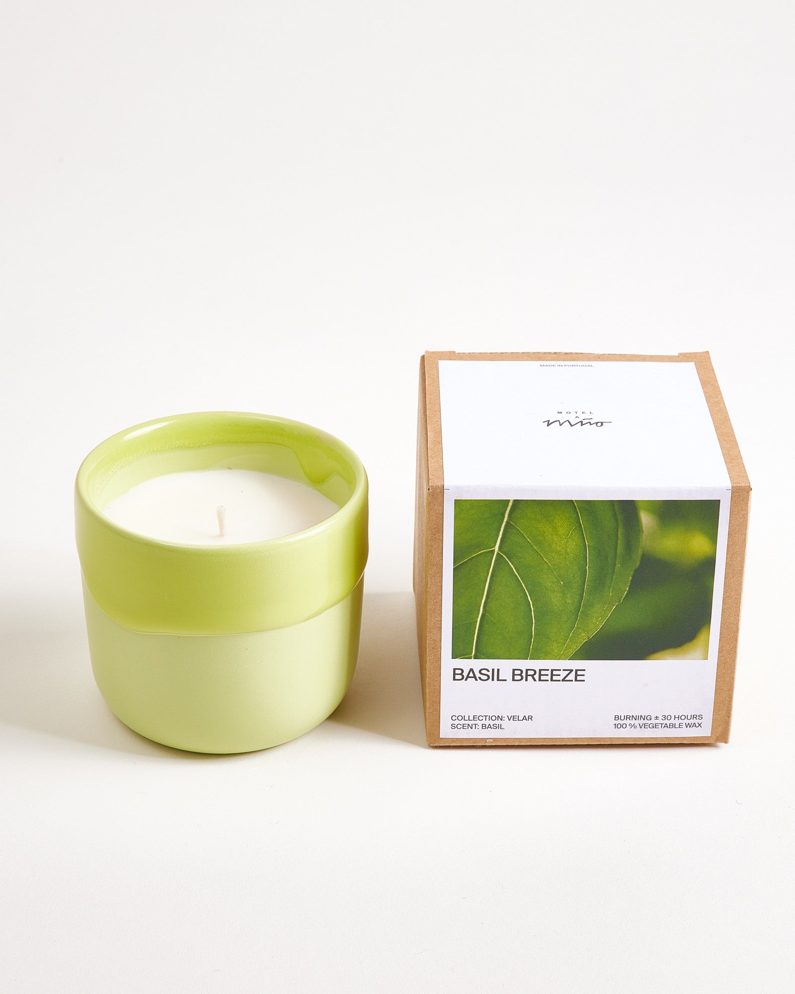 VELAR SCENTED CANDLE BOX BASIL BREEZE LIME