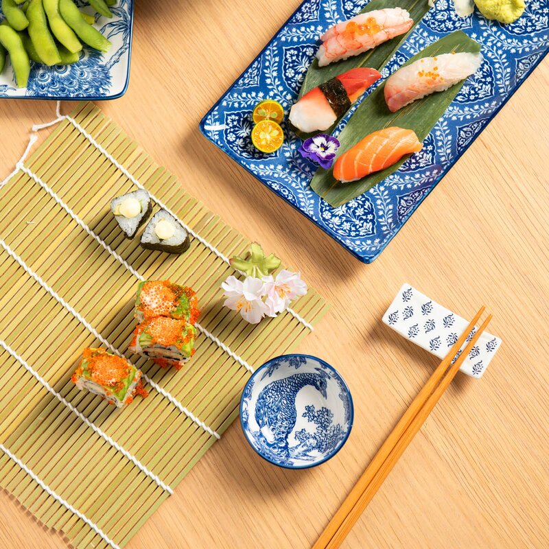 Sakura Roll sushimatte 24x24 cm bambus