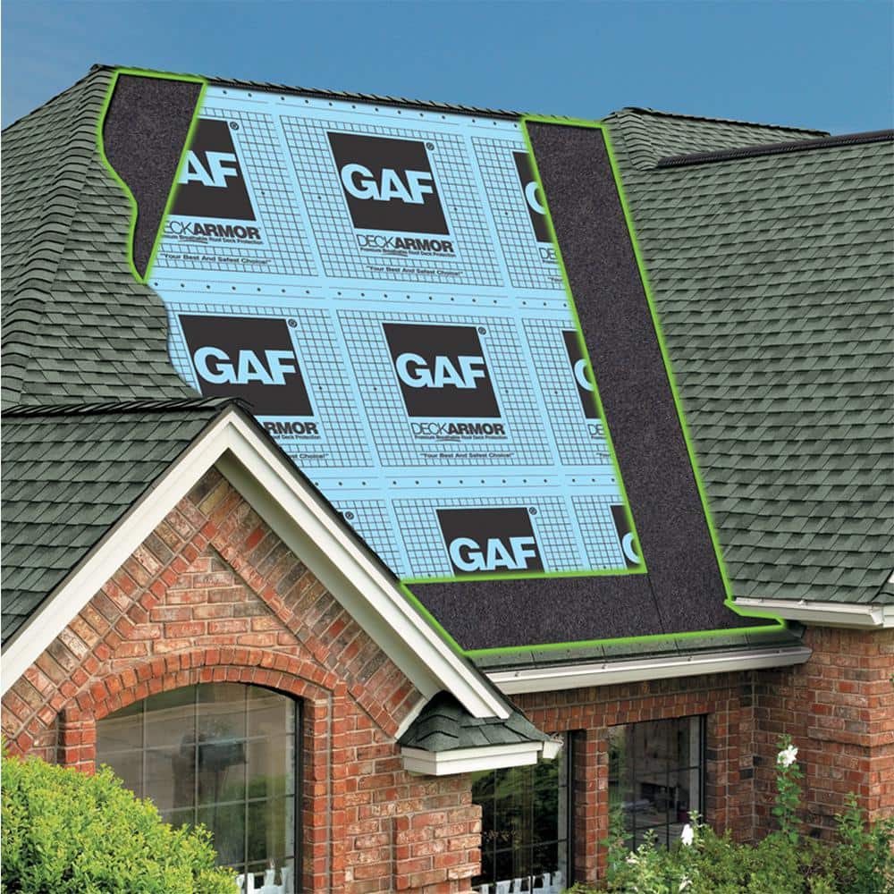 GAF Shingle-Mate Roof Deck Protection Underlayment Roll, 36 in. x 144 ft. (432 sq. ft., 4 Squares)