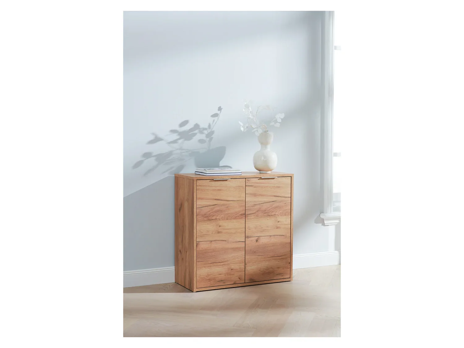 LIVARNO home Meuble bas Vrone, 80 x 80 x 35 cm, imitation chne