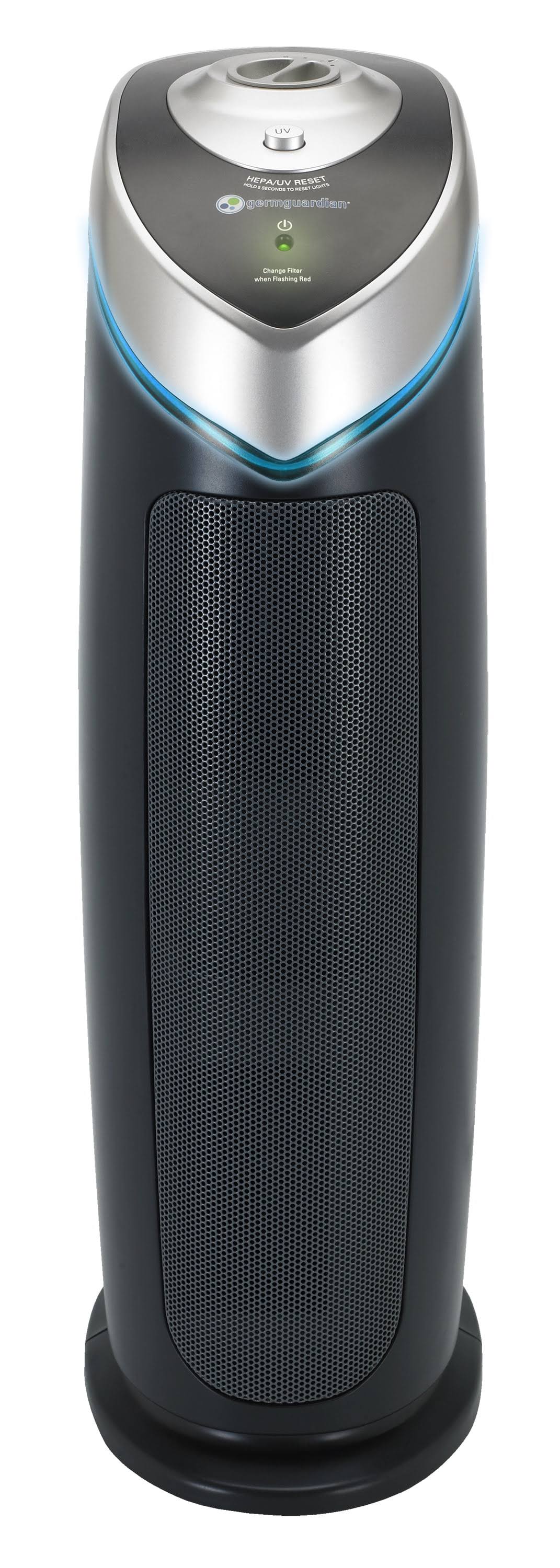 GermGuardian - AC4825DLX 167 Sq. Ft Air Purifier - Black/Silver