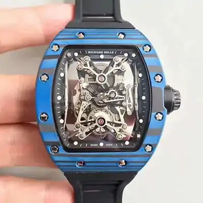 Richard Mille RM50-27-01 NTPT Blue Forged Carbon Skeleton Dial