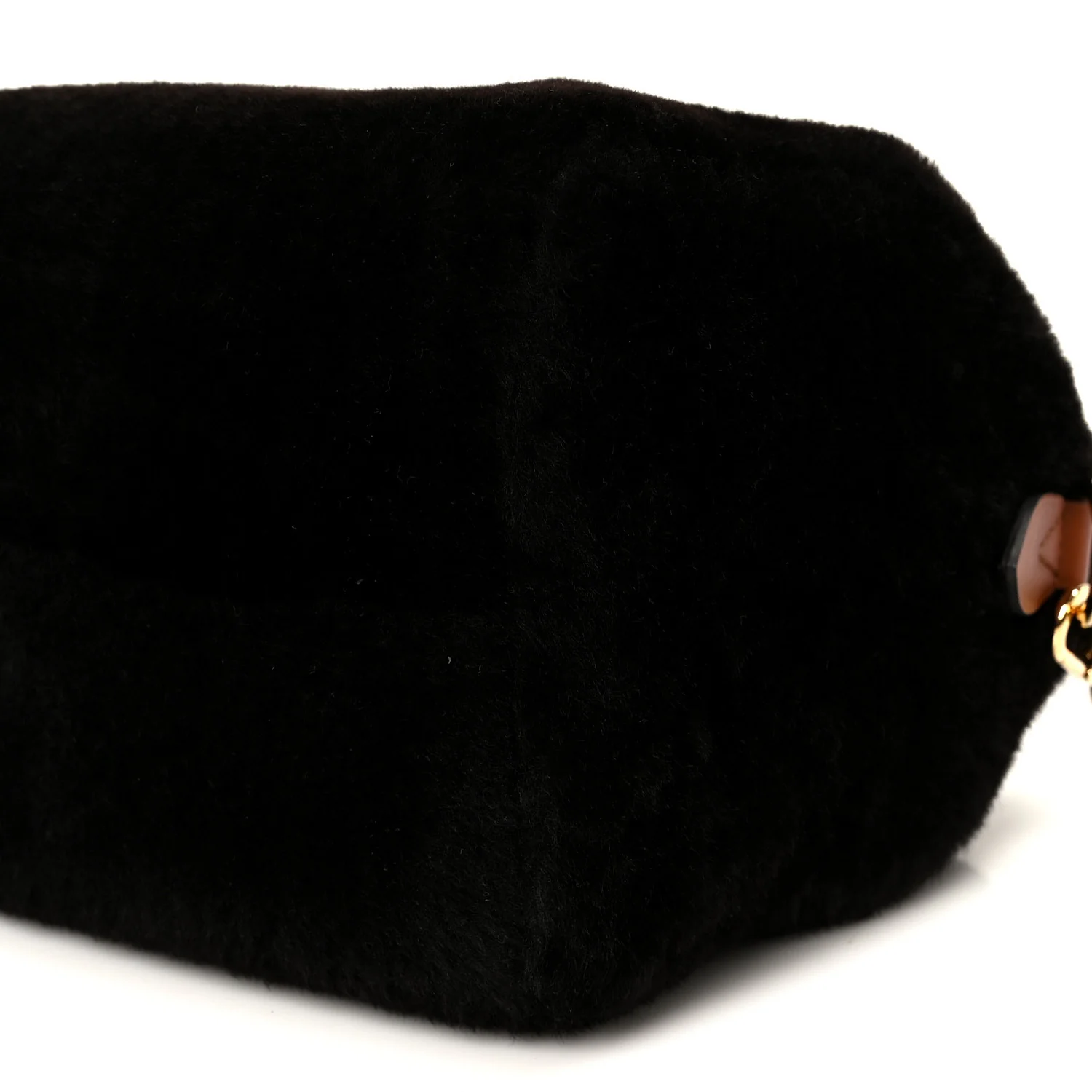 Shearling Monogram LV Ski Cozygram Speedy Bandouliere 25 Chocolate Cream