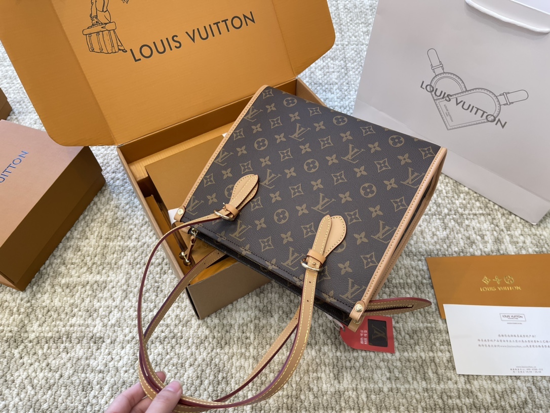 Louis new arrival vintage tote bag size: 28*12*25 cm