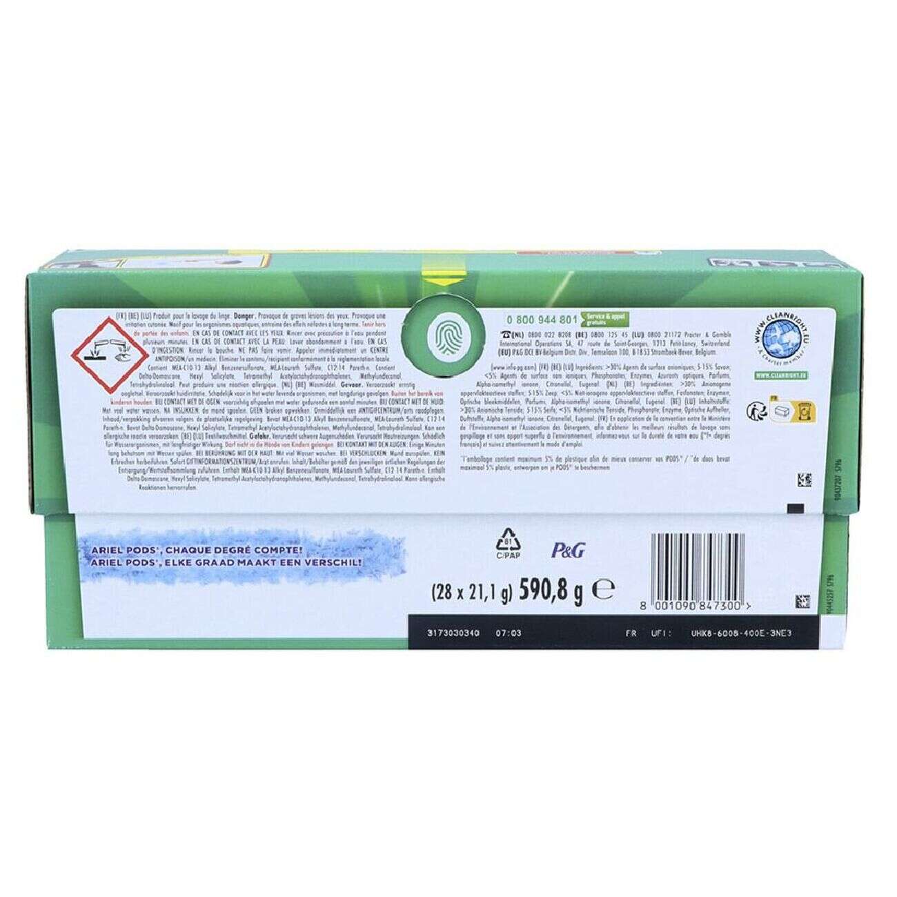 Lessive Ariel 28 capsules All in 1