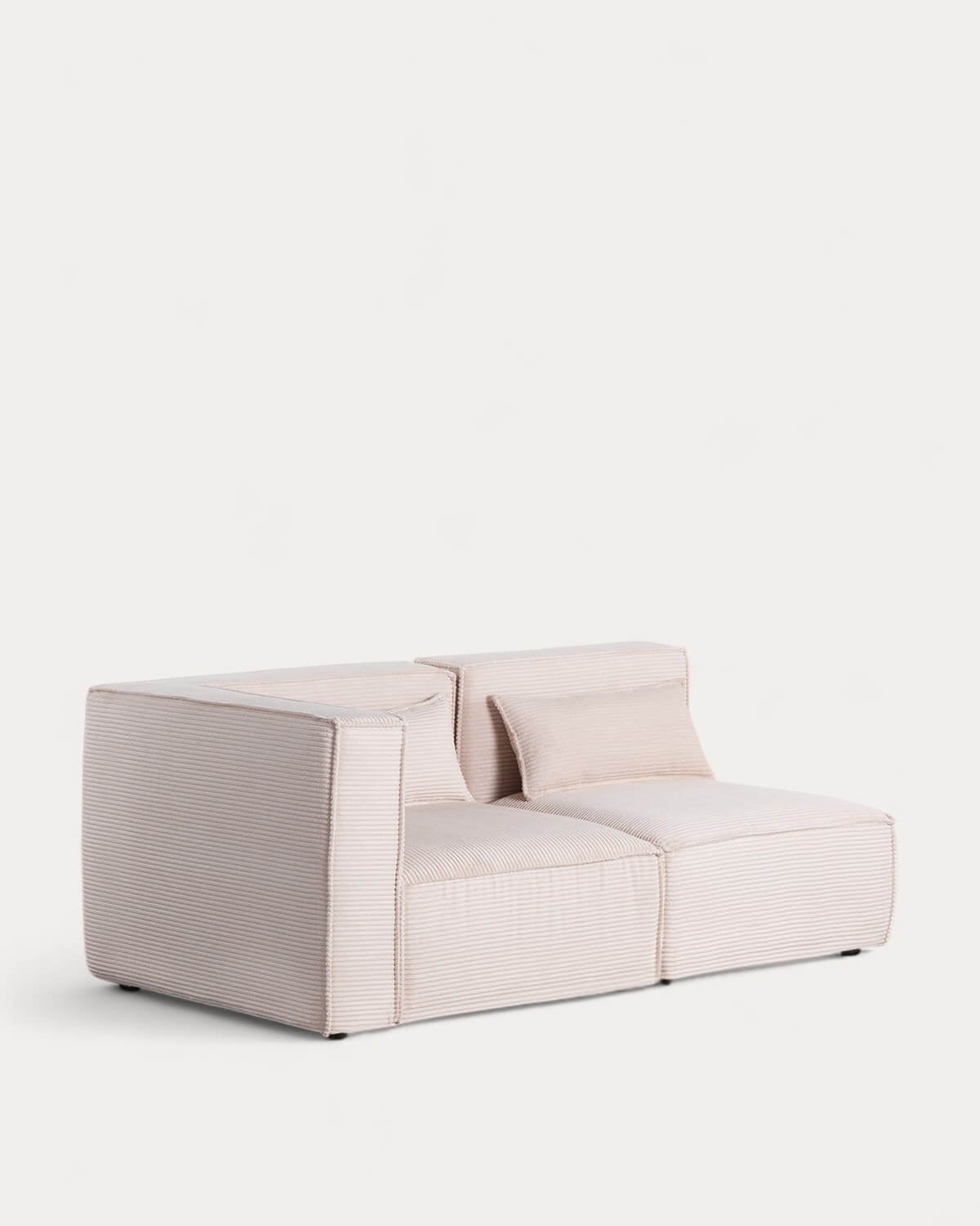 Kilhe Pana Gruesa - Sofá Modular de 2 Piezas Esquinero y Sillón de Pana Gruesa Kilhe