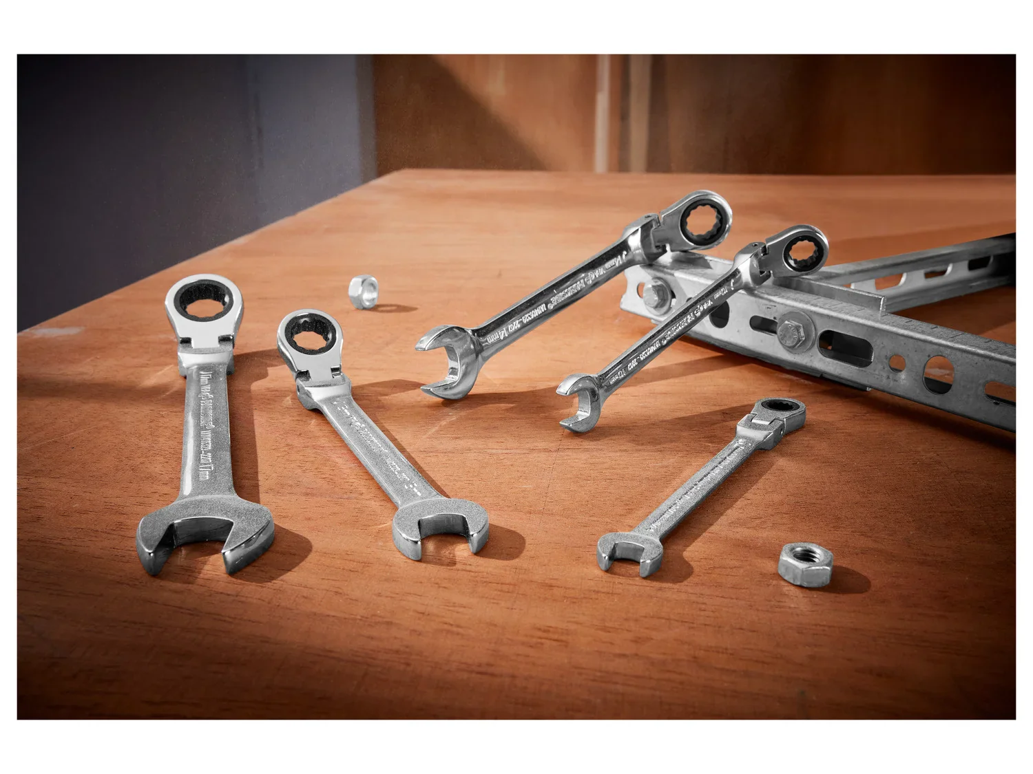 PARKSIDE Set de 5 cls mixtes  cliquet