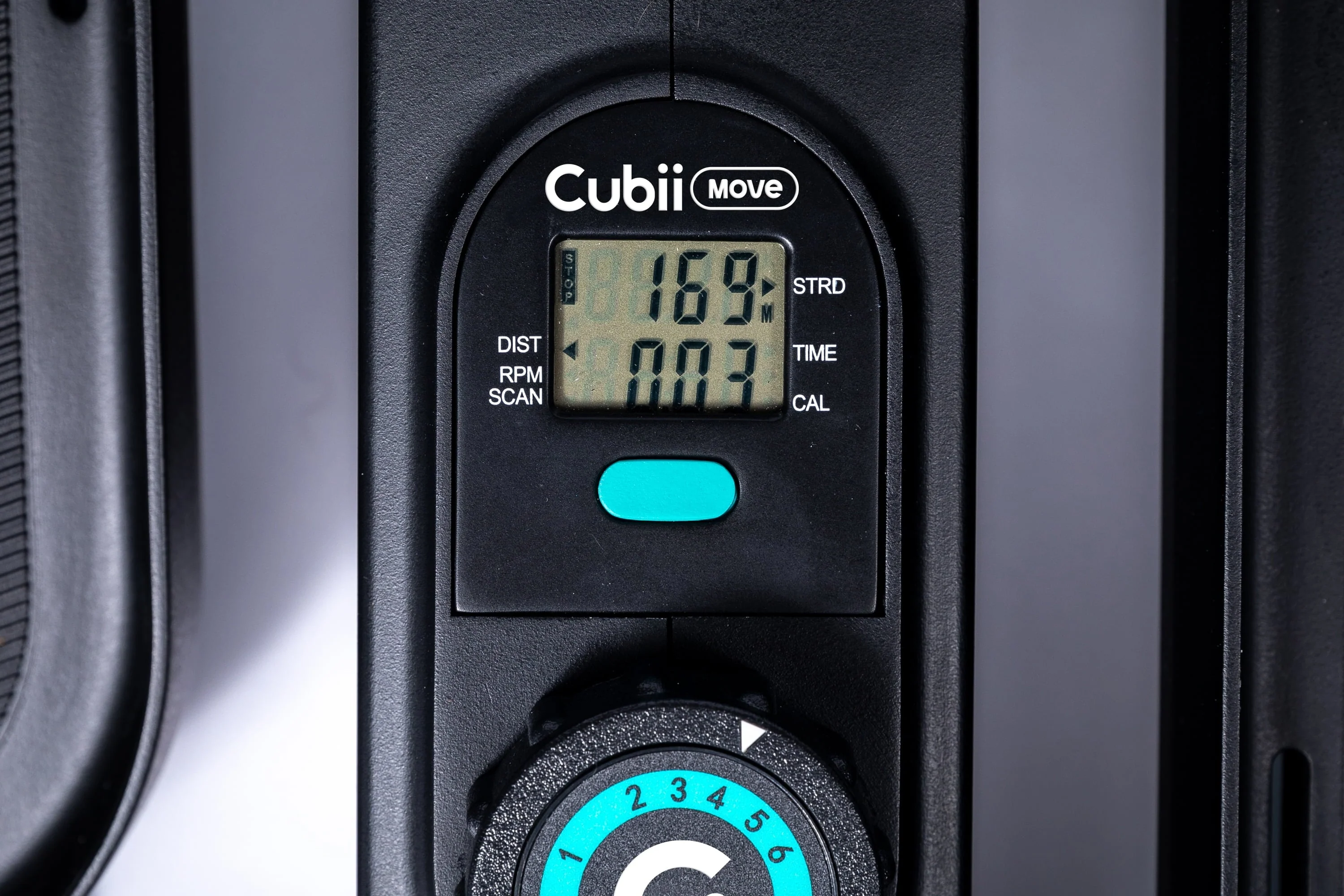 Cubii Move - Compact Seated Under Desk Elliptical Trainer, 6 Adjustable Magnetic Resistance Levels