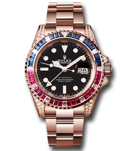[Super Clone]RGMT Master II 126755SARU 40mm 18kt Steel Automatic Diamond Black Dial