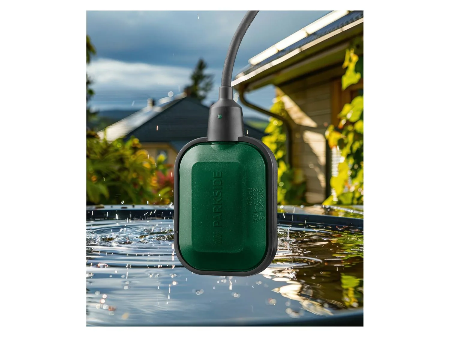 PARKSIDE Pompe lectrique pour collecteur deau de pluie PERP 4000 D3, 4000 L/h, 400 W