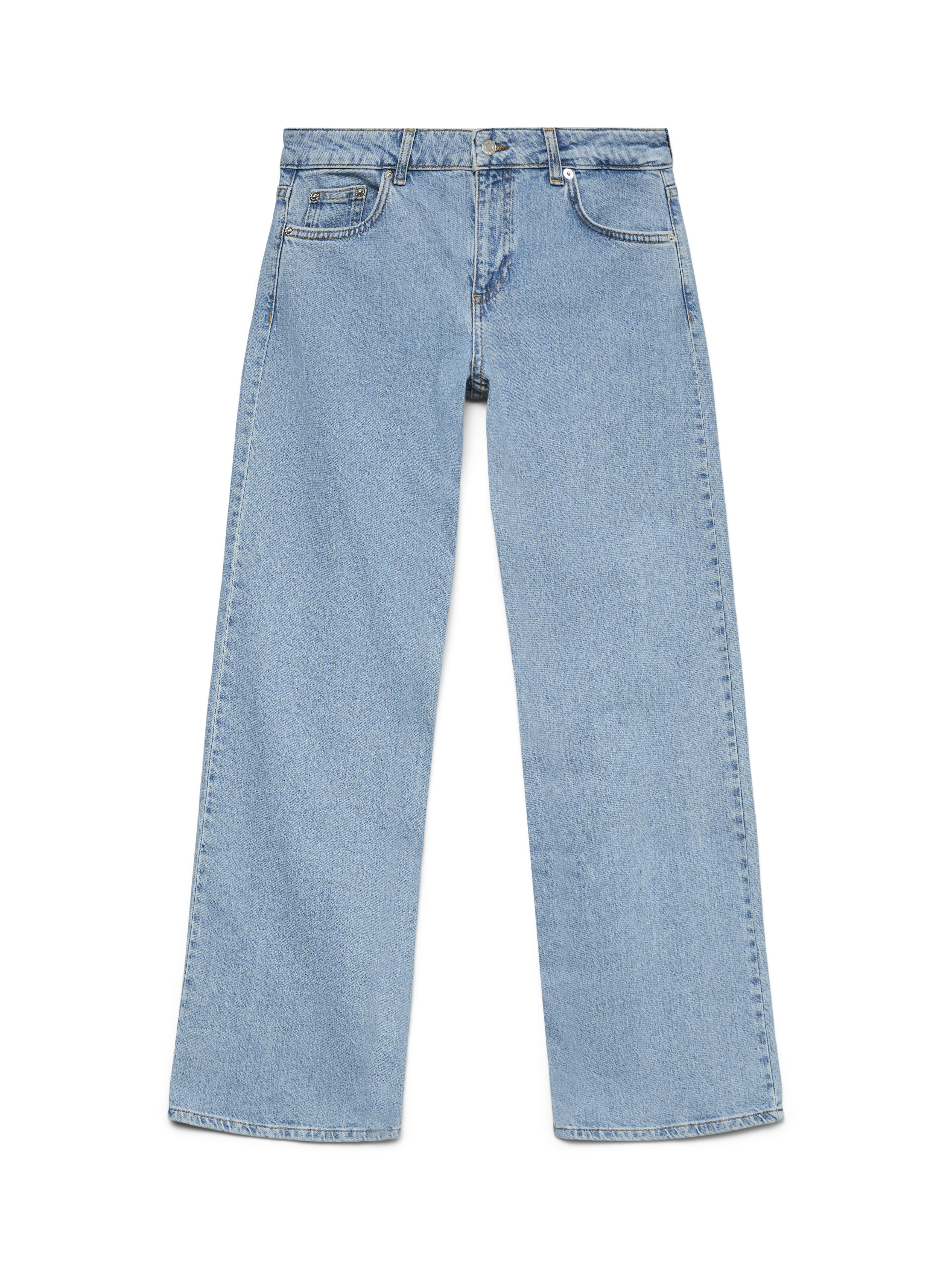 VERO MODA® VMALEXIS Low rise Wide Fit - Cropped Jeans