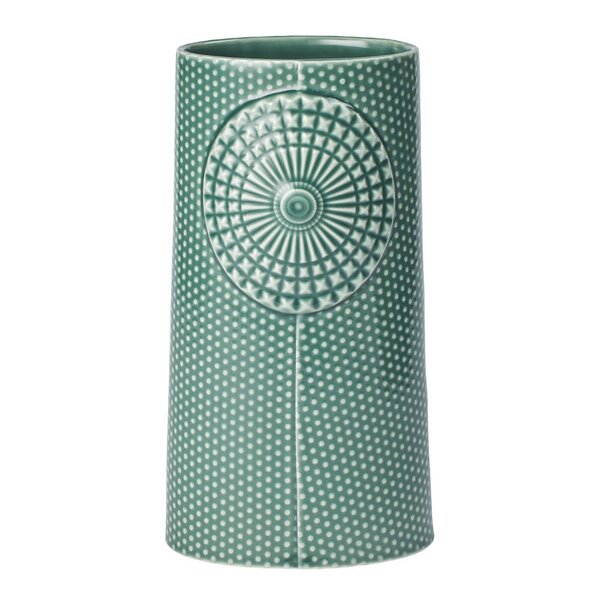 Pipanella dot vase oval 22,5 cm spruce