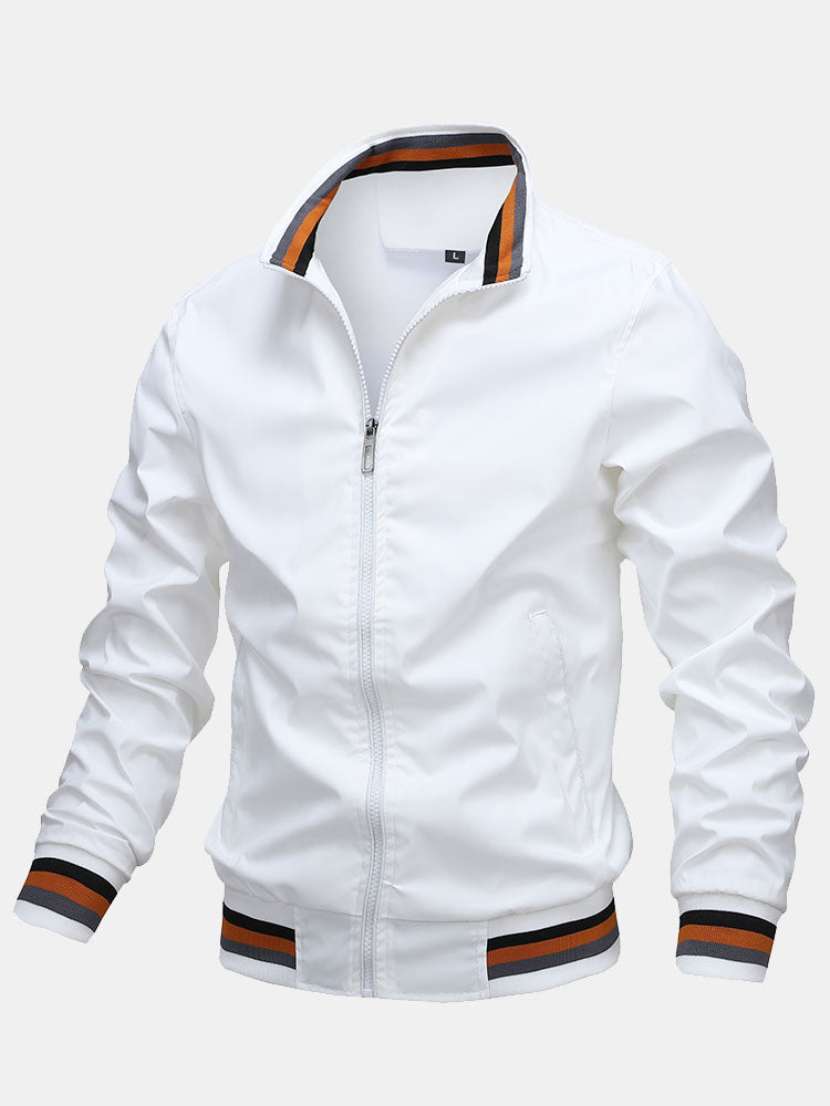 Veste Harrington zippée