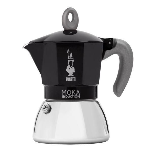 Moka induksjon espressokanne 6 kopper svart