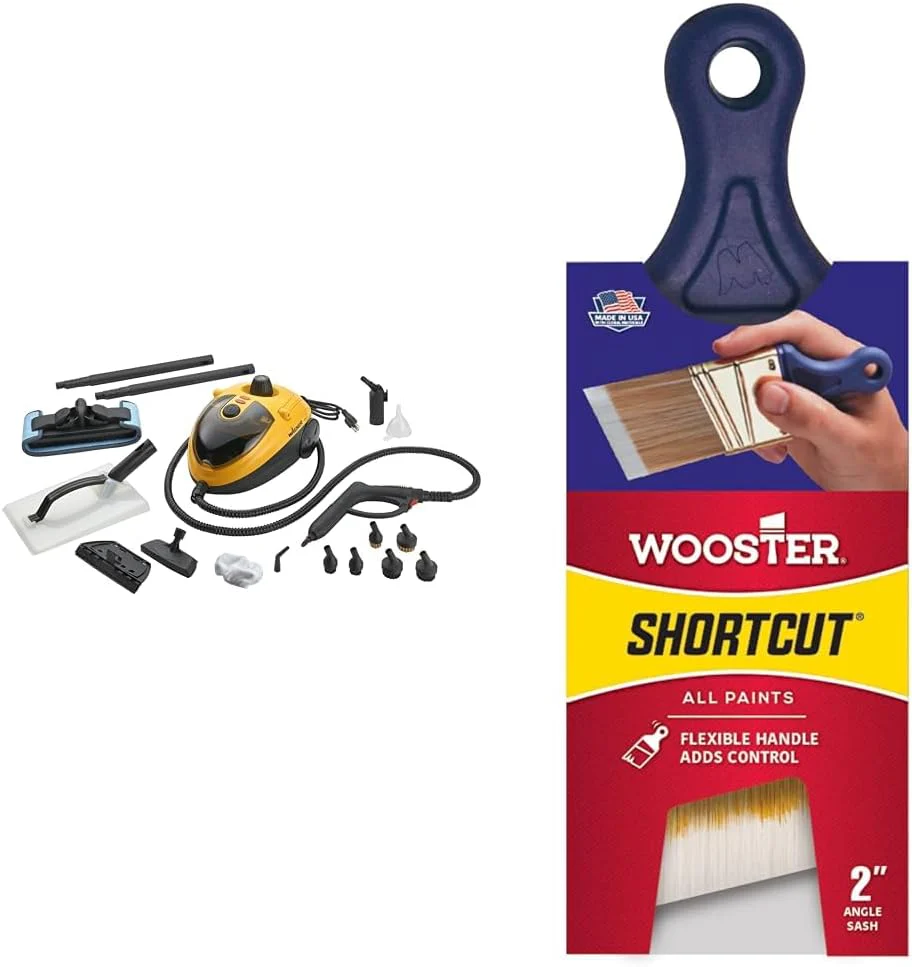 Steamer Multi-Purpose Mop with 20 Accessories for Chemical-Free Steam Cleaning, Hardwood Floors, Tile, and More
