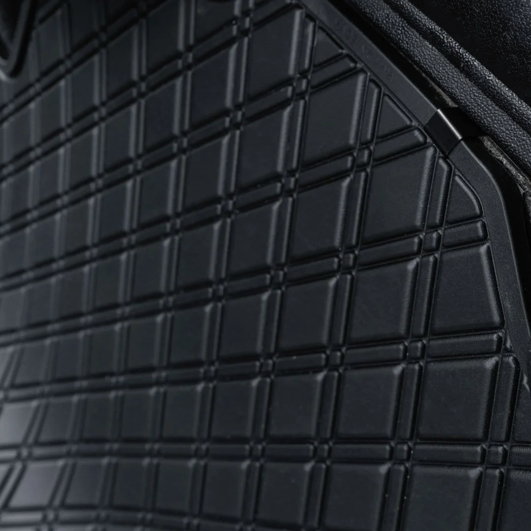 EZGO RXV Golf Cart Mat, Full Coverage Golf Cart Floor Liner Mat Only Fits EZGO RXV (2008-2022) 2Five (2009+) Black with Red Trim(Red Trim) - Image 8