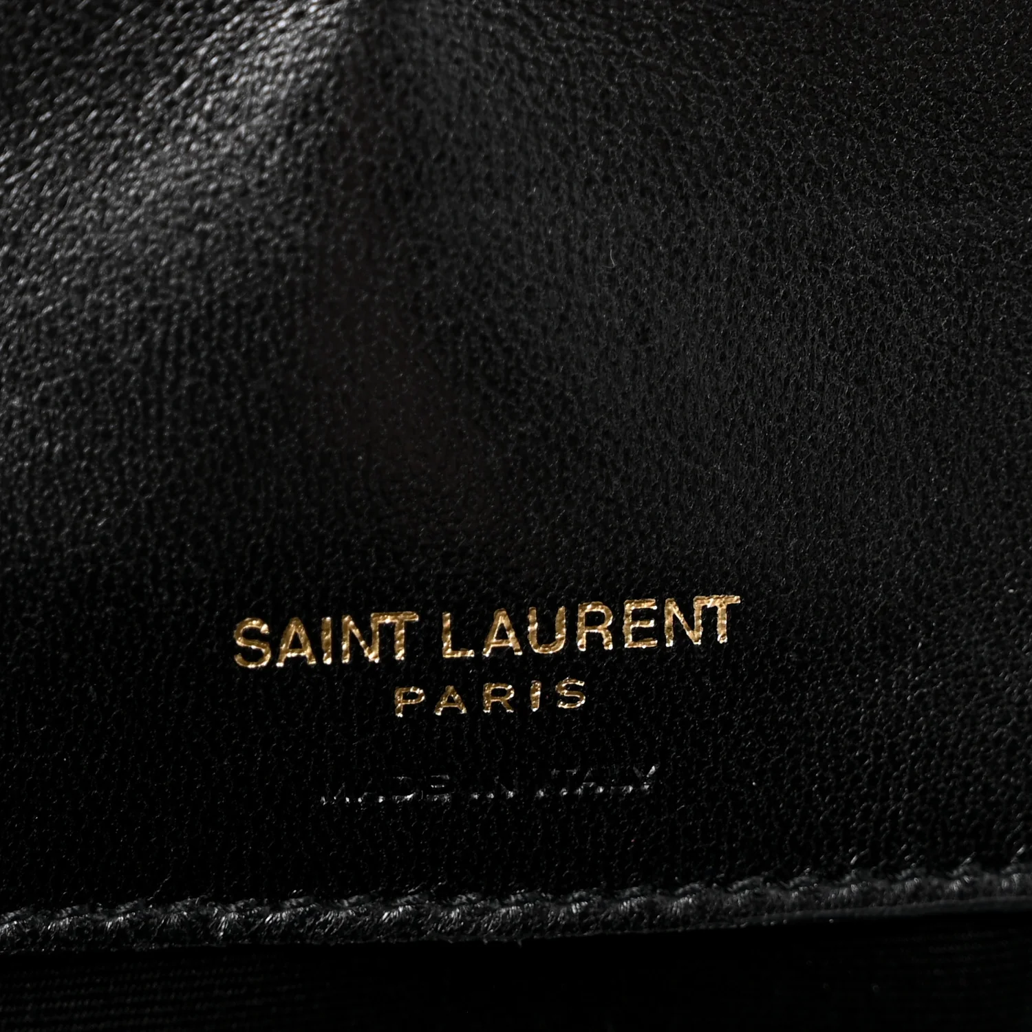 Lambskin Quilted Monogram Large Loulou Black