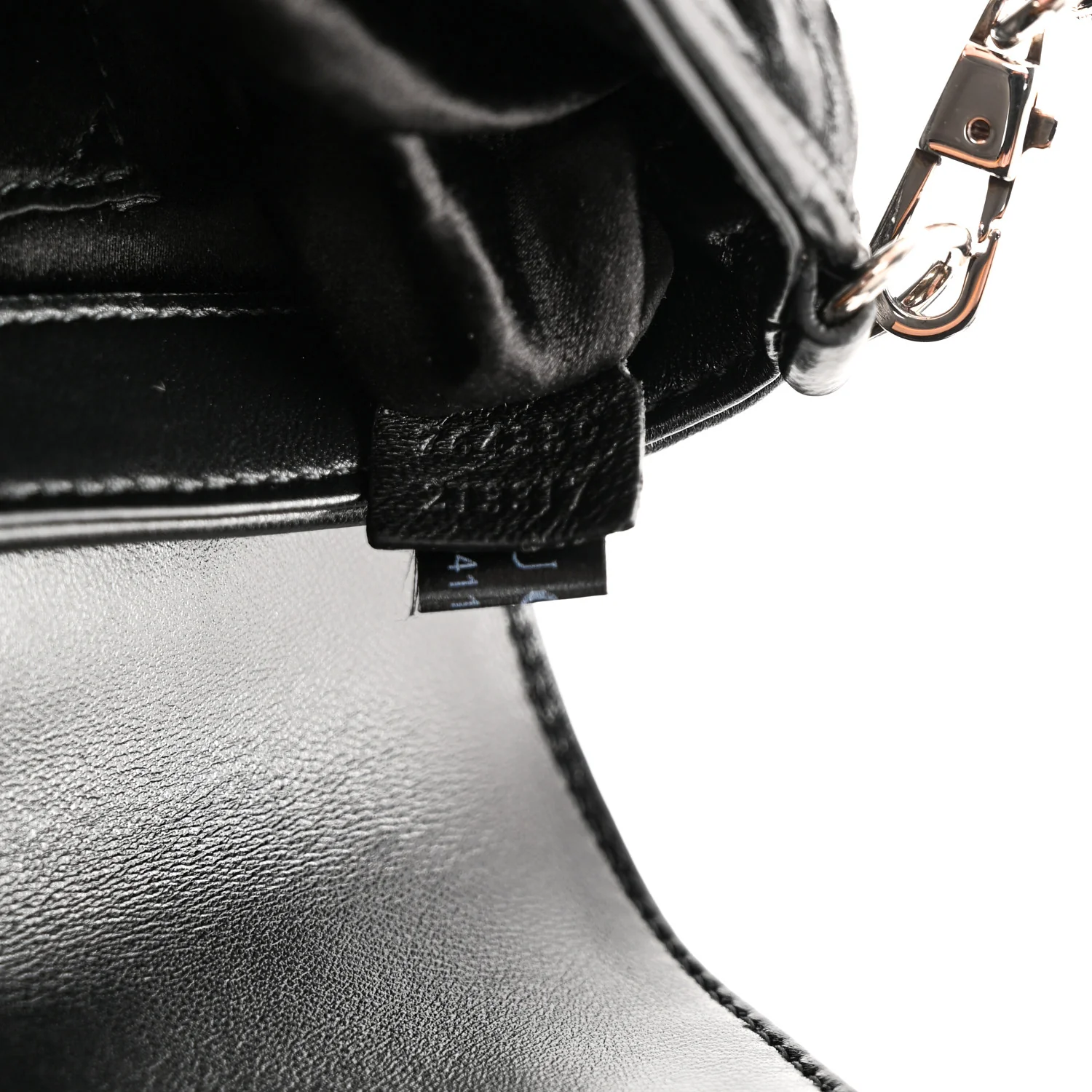 Nappa Vertical Matelasse Small Maxi Horsebit Chain Shoulder Bag Black
