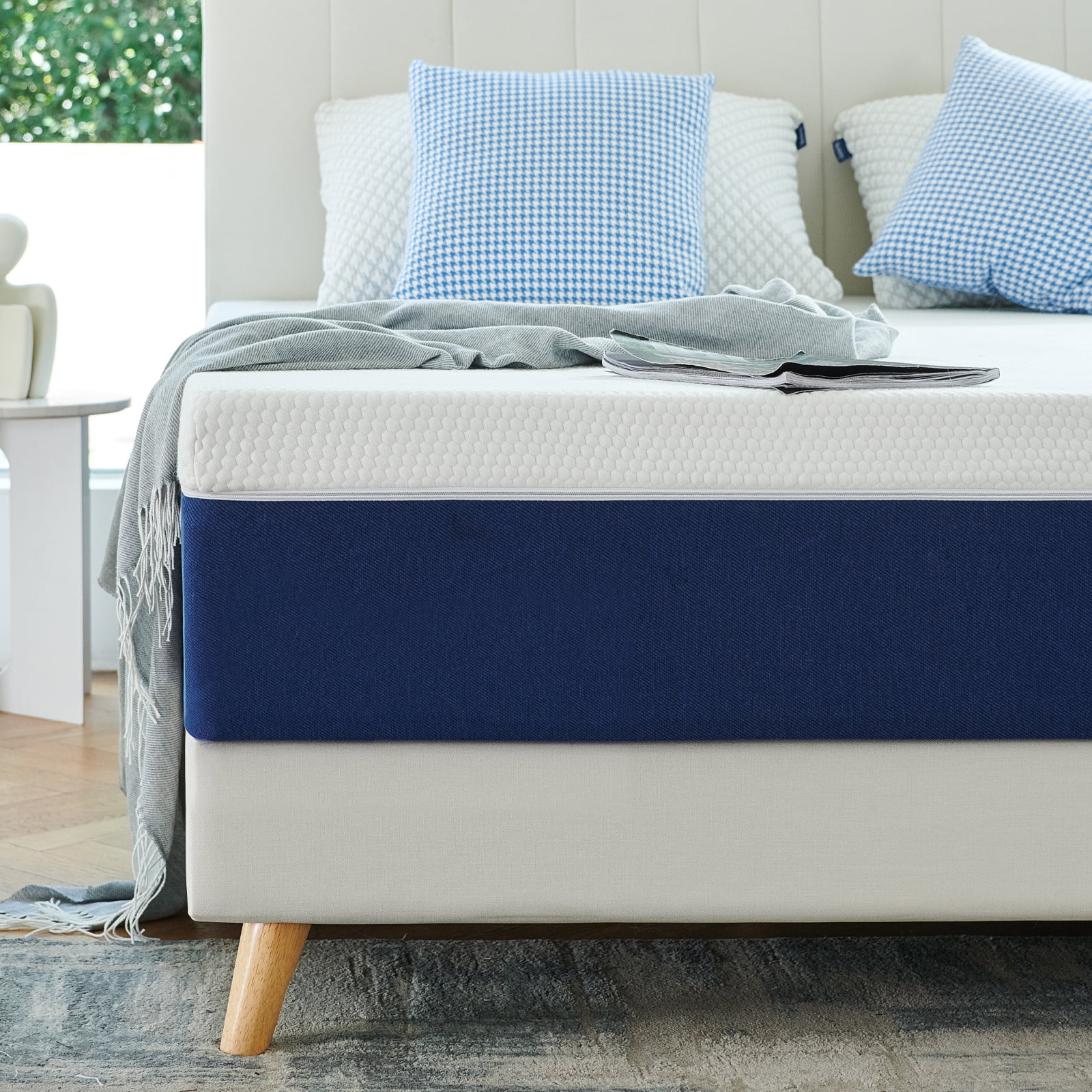 Twin Mattress, 8" Medium Gel Memory Foam Mattress with Pressure Relief for Adult(Twin/8 in) - Image 3