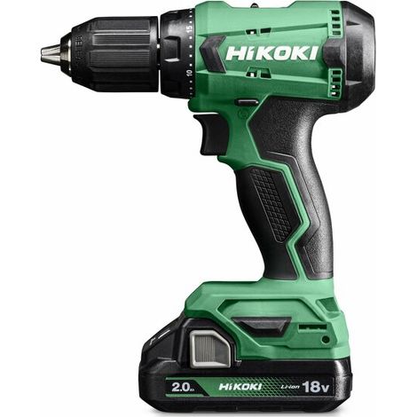 Hikoki – Perceuse-visseuse sans fil 18V avec 2 batteries 2.0Ah – Moteur Brushless compact – Couple 50Nm pour perçage bois et métal – Coffret de transport — vue 5