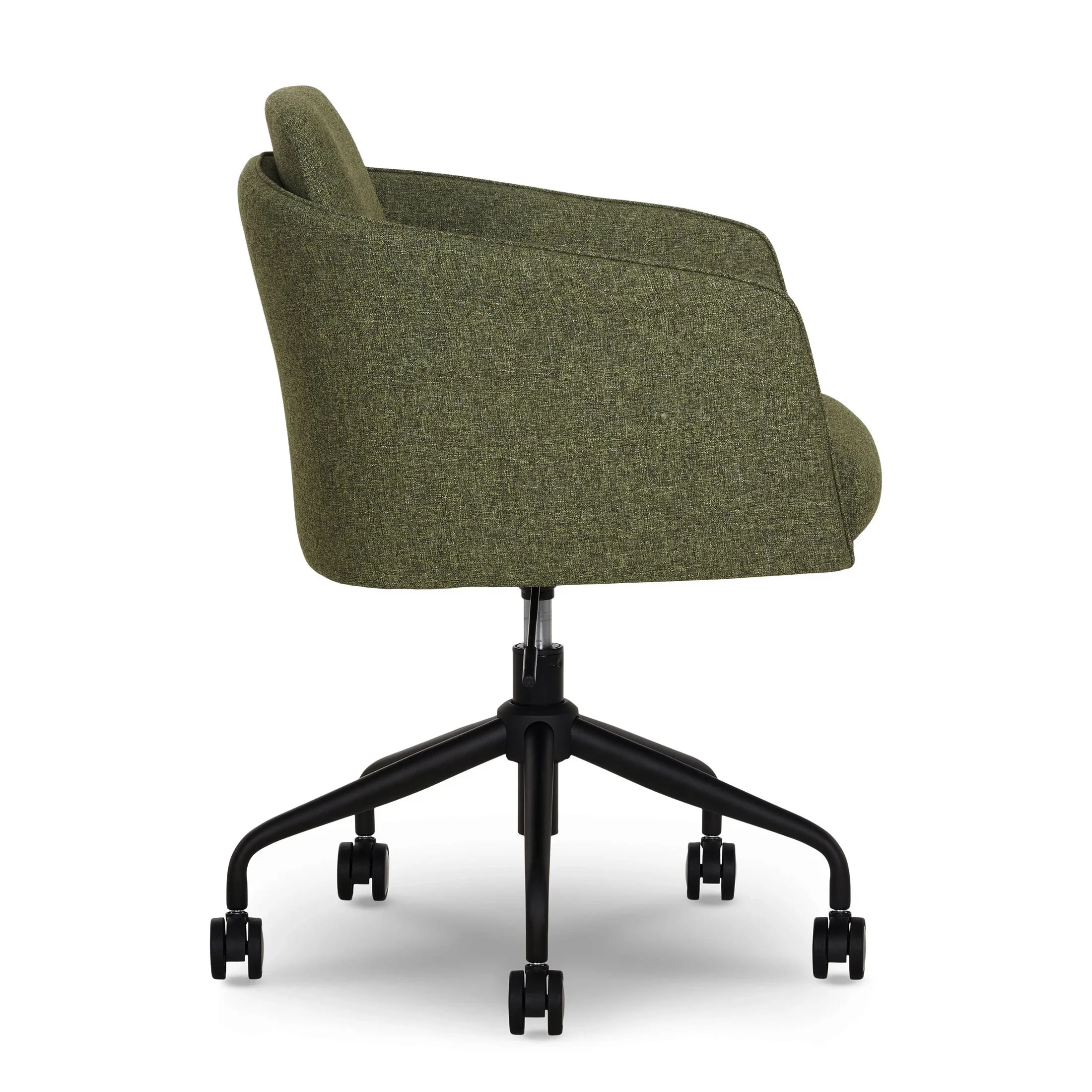 Better Homes & Gardens Juliet Office Chair, Ivory Boucle and Matte Black