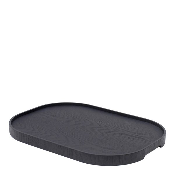 CurveLine serveringsbrett anti-slip 47x34 cm svart