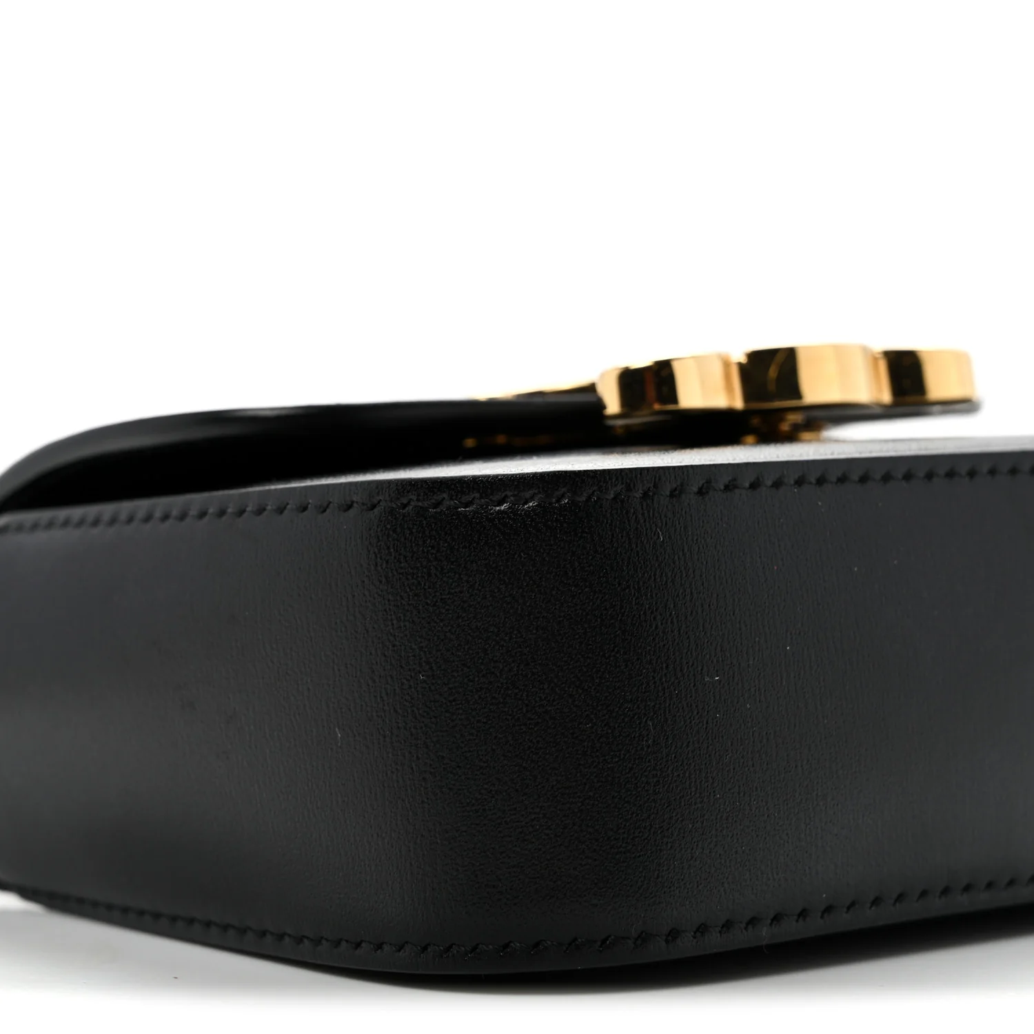 Shiny Calfskin Mini Triomphe Black