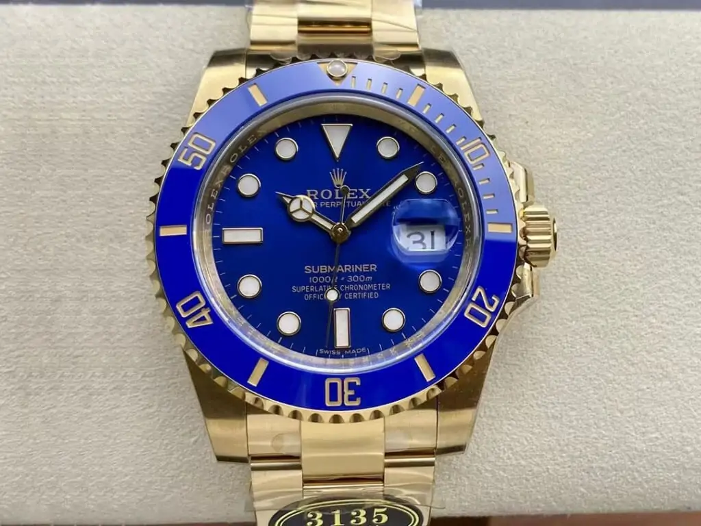 Rolex Submariner M116618LB-0003 Clean Factory Gold Strap