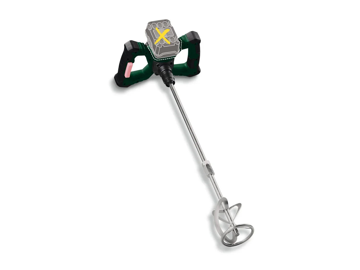 PARKSIDE Mlangeur de peinture et de mortier sans fil PFMRA 20-Li B2, 20 V