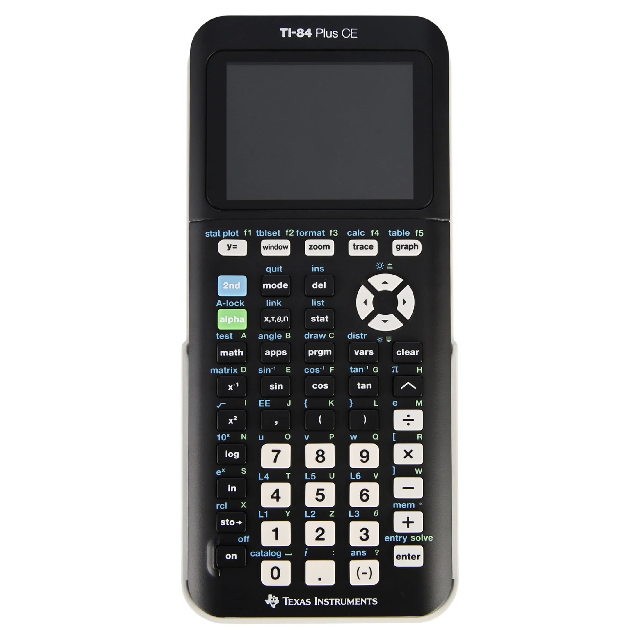 Texas Instruments Ti 84 Plus CE Graphing Calculator, Black, 7 5 inch Image 2