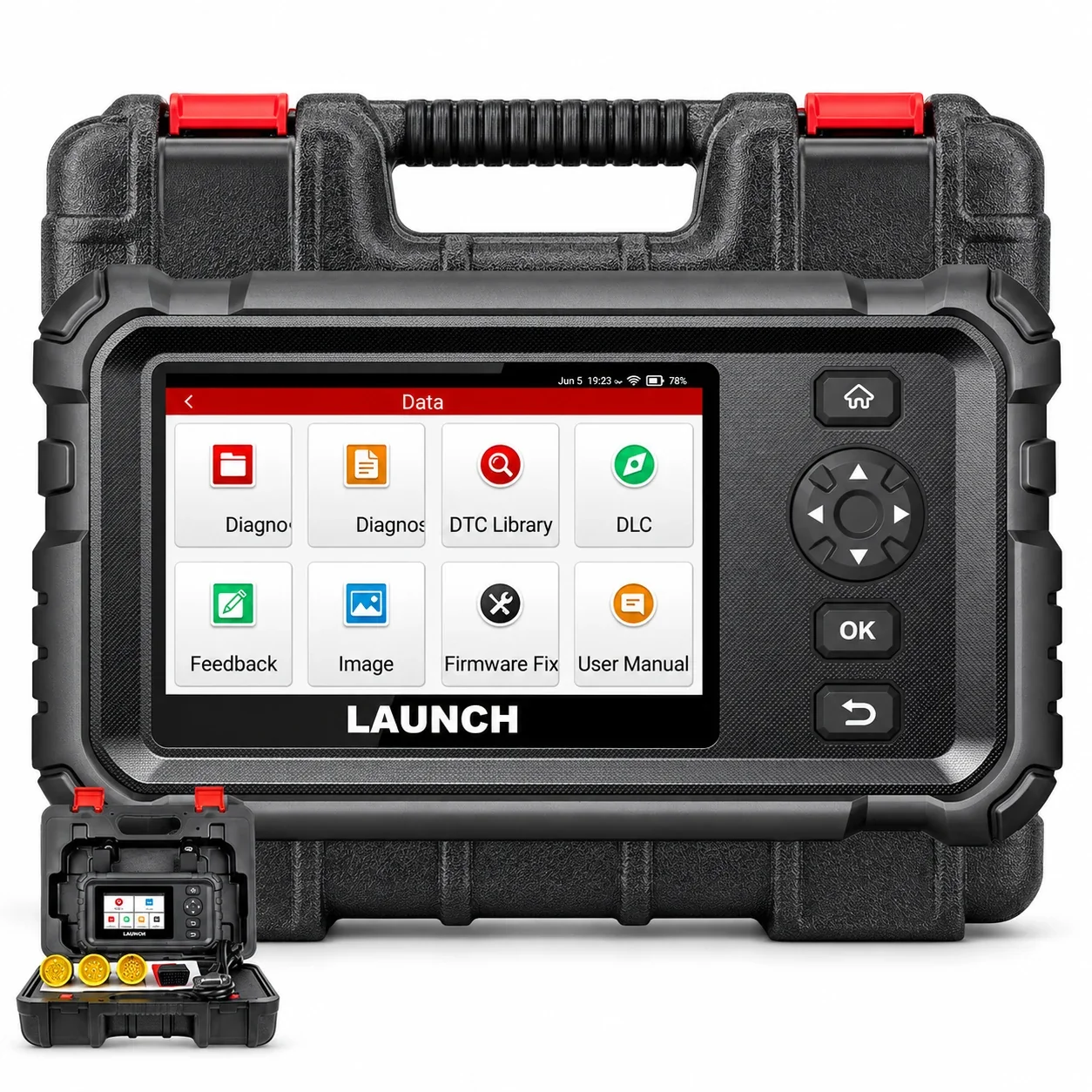 LAUNCH CRP129HD Heavy Duty Truck OBD2 Scanner Diagnostic Tool Speed Limit Adjust DPF