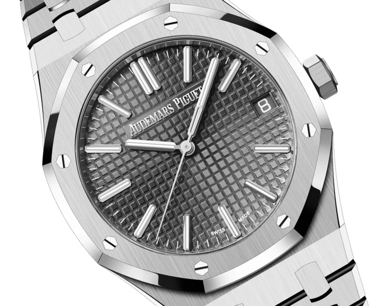 【Super Clone】Audemars Piguet Royal Oak 41mm Stainless Steel Slate Grey Dial 15500ST.OO.1220ST.02