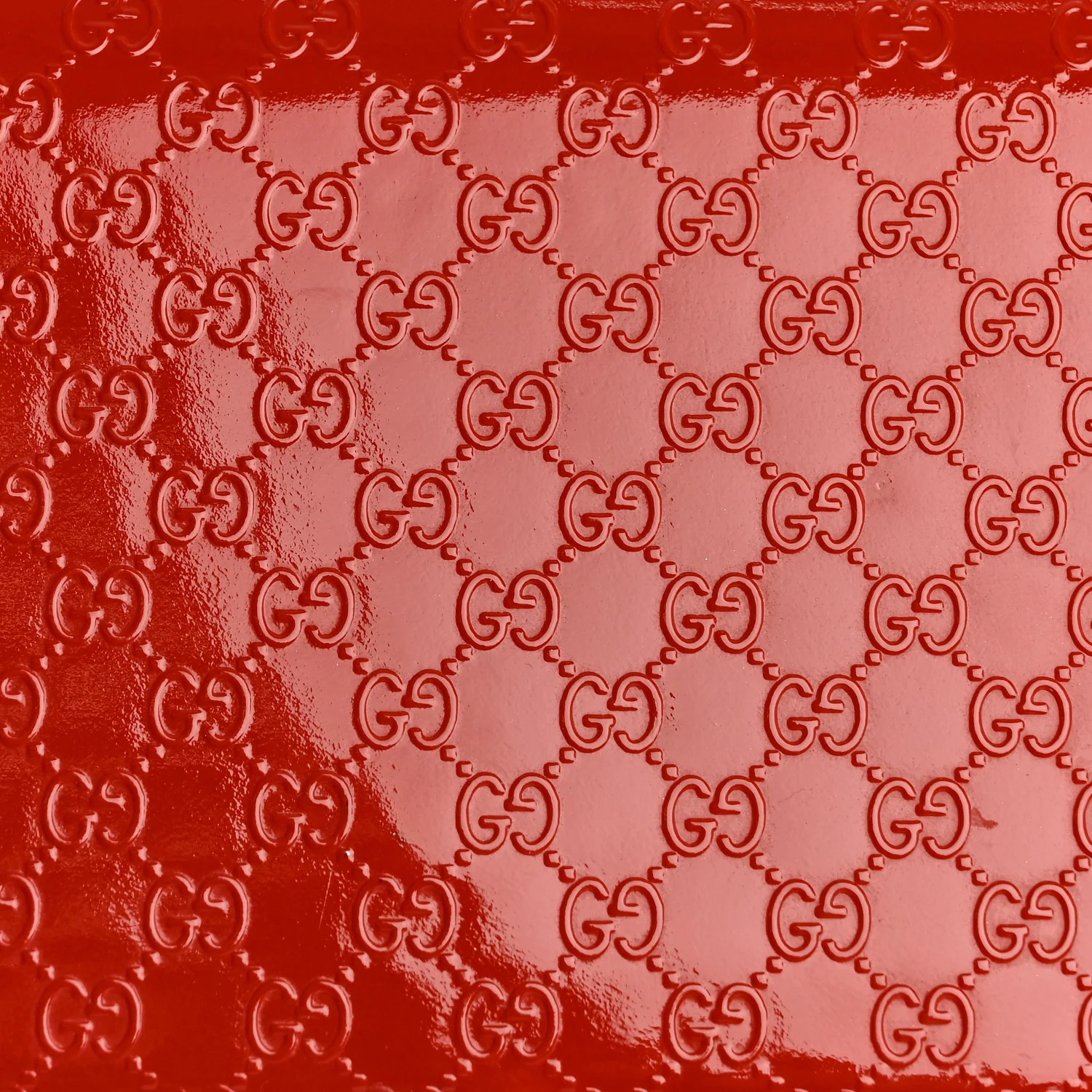 Patent Microguccissima Small Broadway Clutch Red