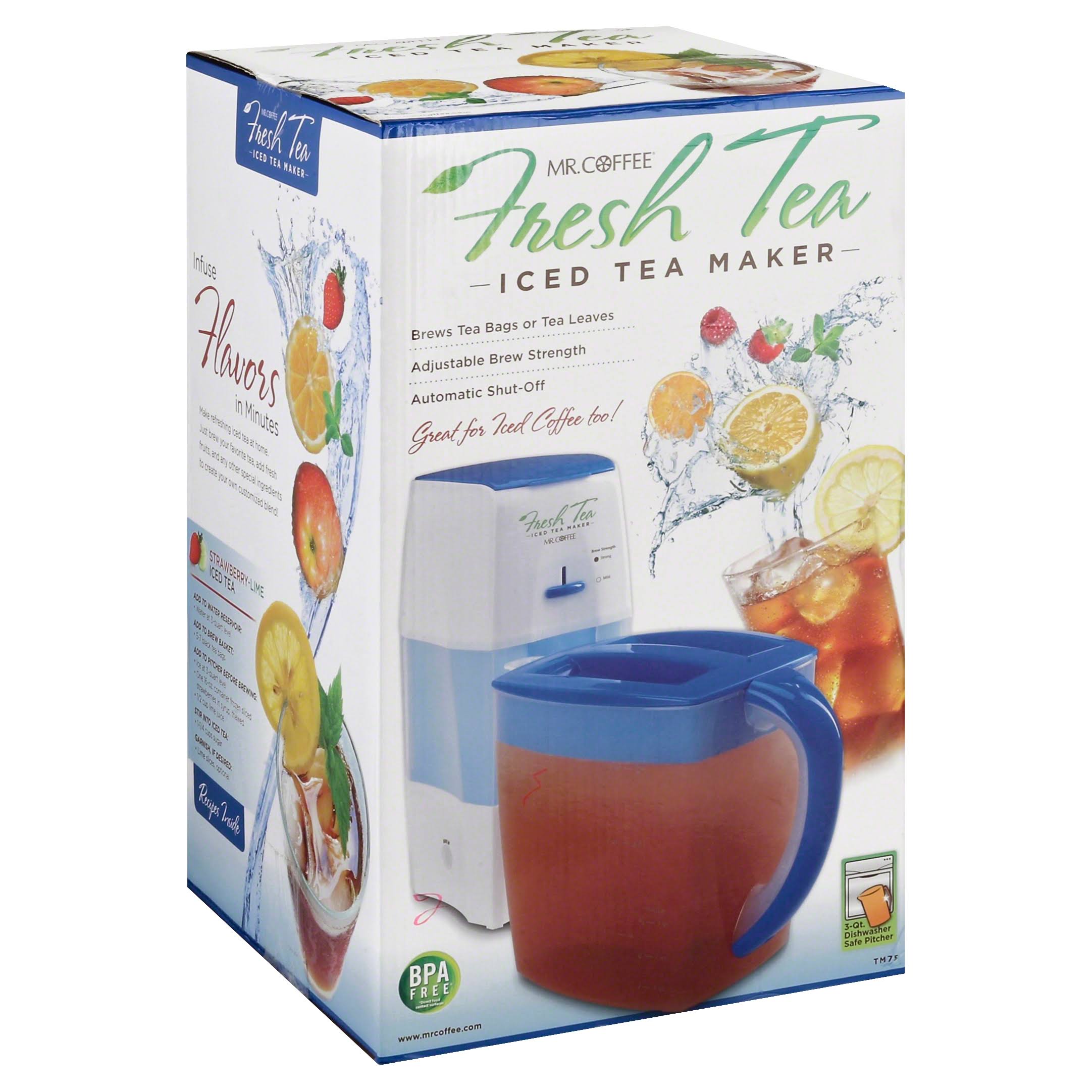 Mr Coffee TM75 Iced Tea Maker, 3 qt