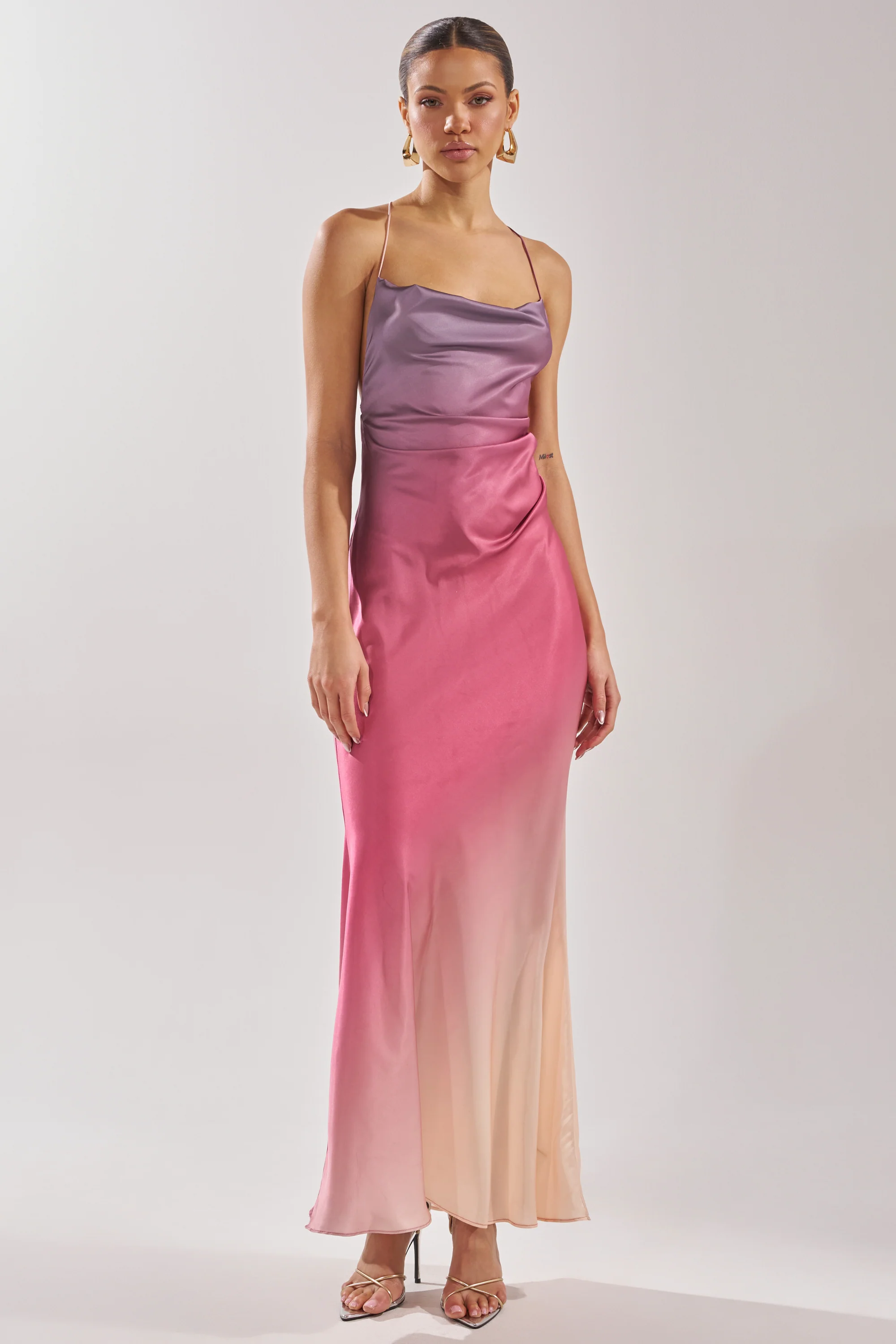 PRETTY WOMAN MAUVE MAXI DRESS - Akira Store
