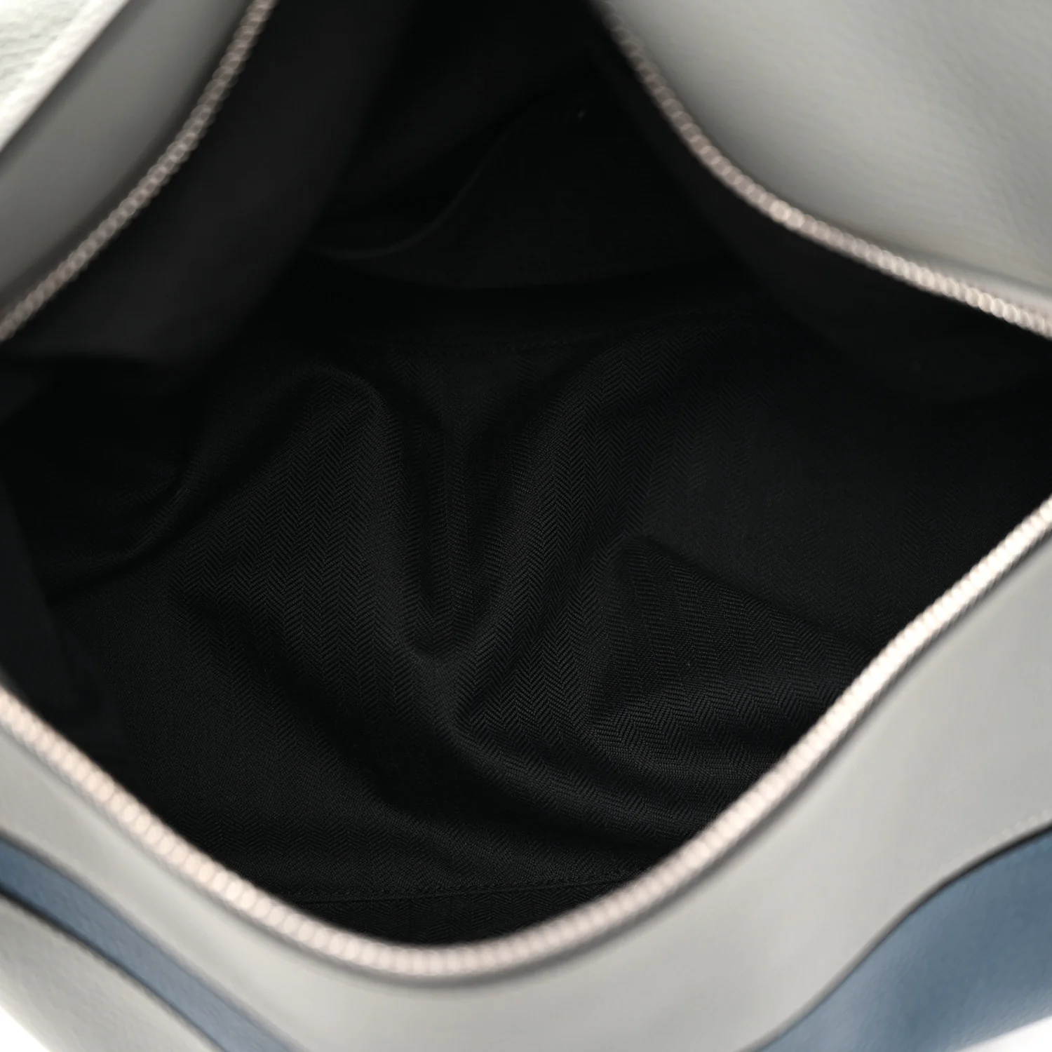 Calfskin Puzzle Bag XL Grey Blue