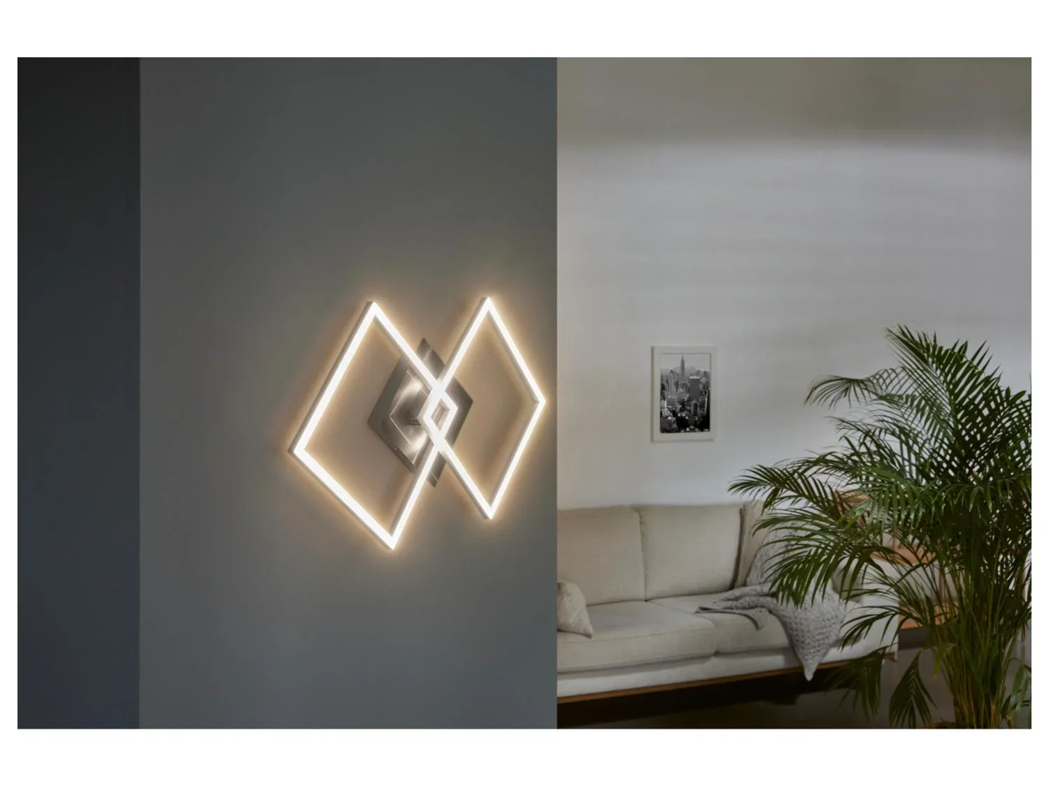 LIVARNO home Plafonnier ou applique murale  LED