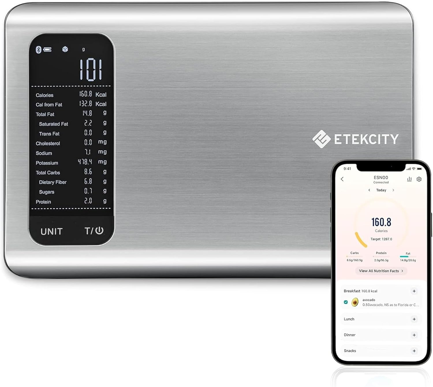 Etekcity Food Kitchen Scale, Digital Grams and Ounces, 11lb