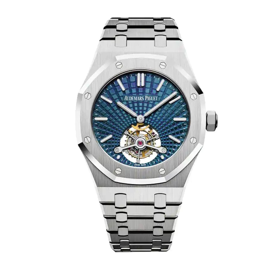 [Super Clone]Audemars piguet Royal Oak Selfwinding Tourbillon 41MM Blue Dial Watch