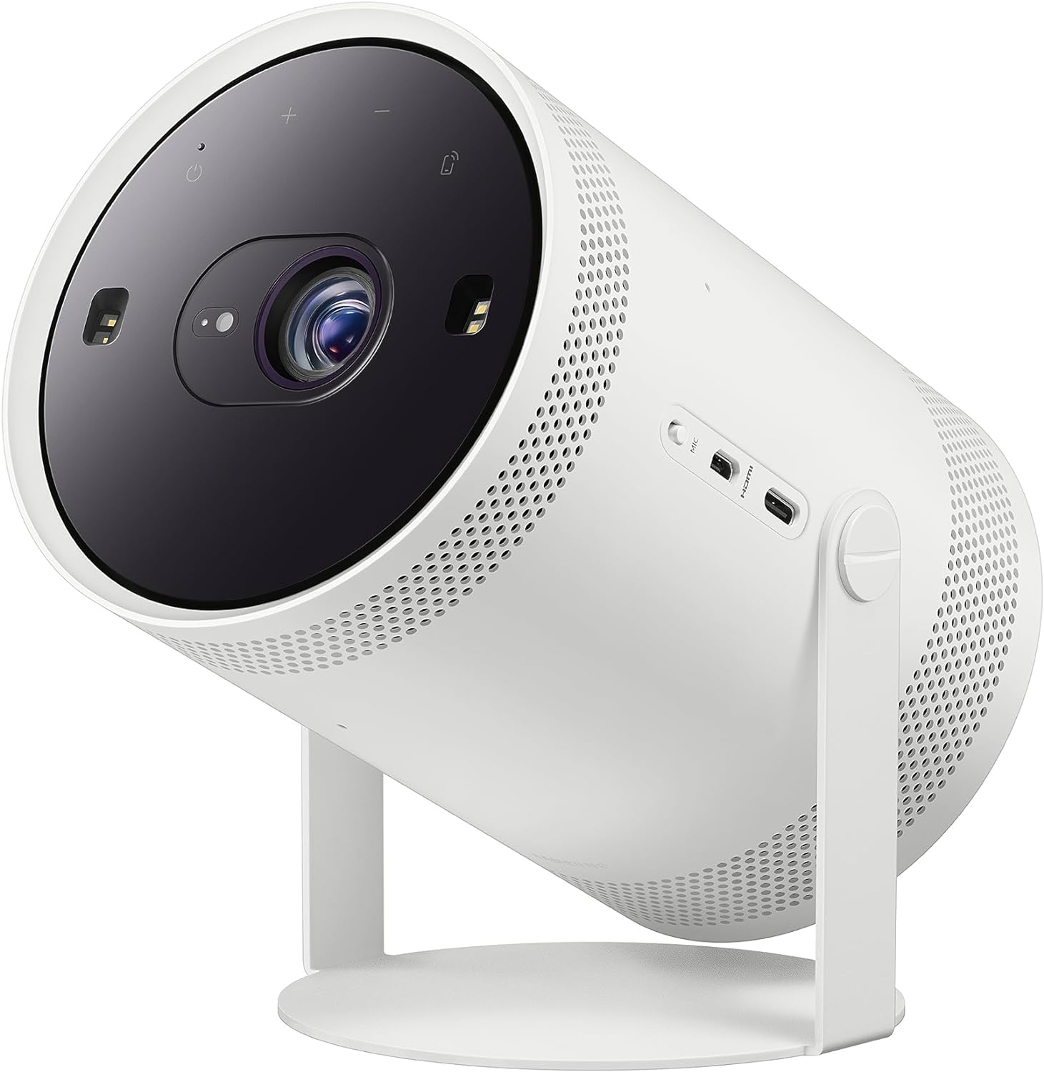 SAMSUNG 30” - 100” The Freestyle with Gaming Hub Smart Portable Projector  FHD  HDR  Big Screen Home Theater Experience  360 Sound  SP-LFF3CLAXZA  2023 Model (Renewed)