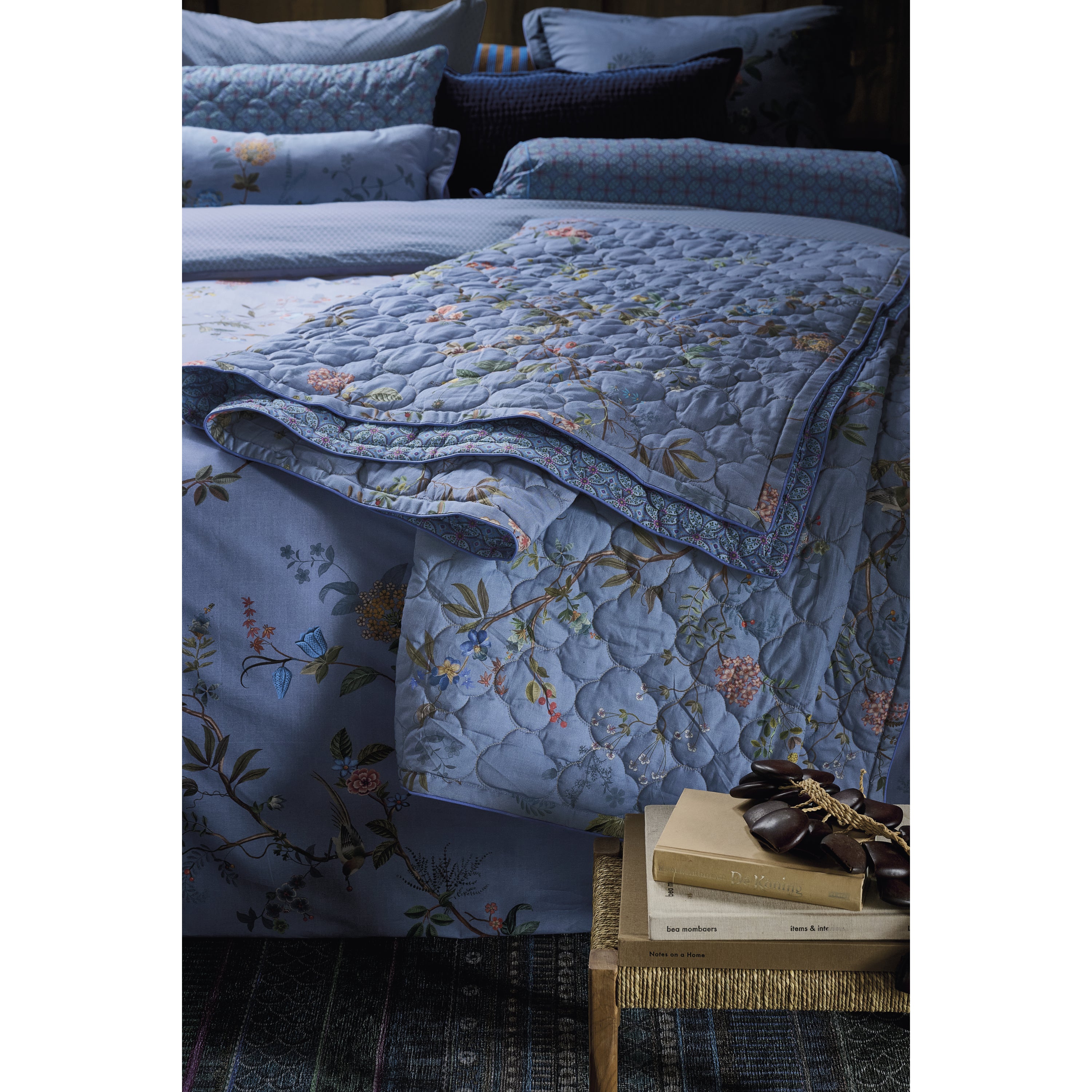 Pip Studio Bustani Sprei 150 x 200 cm - Blauw
