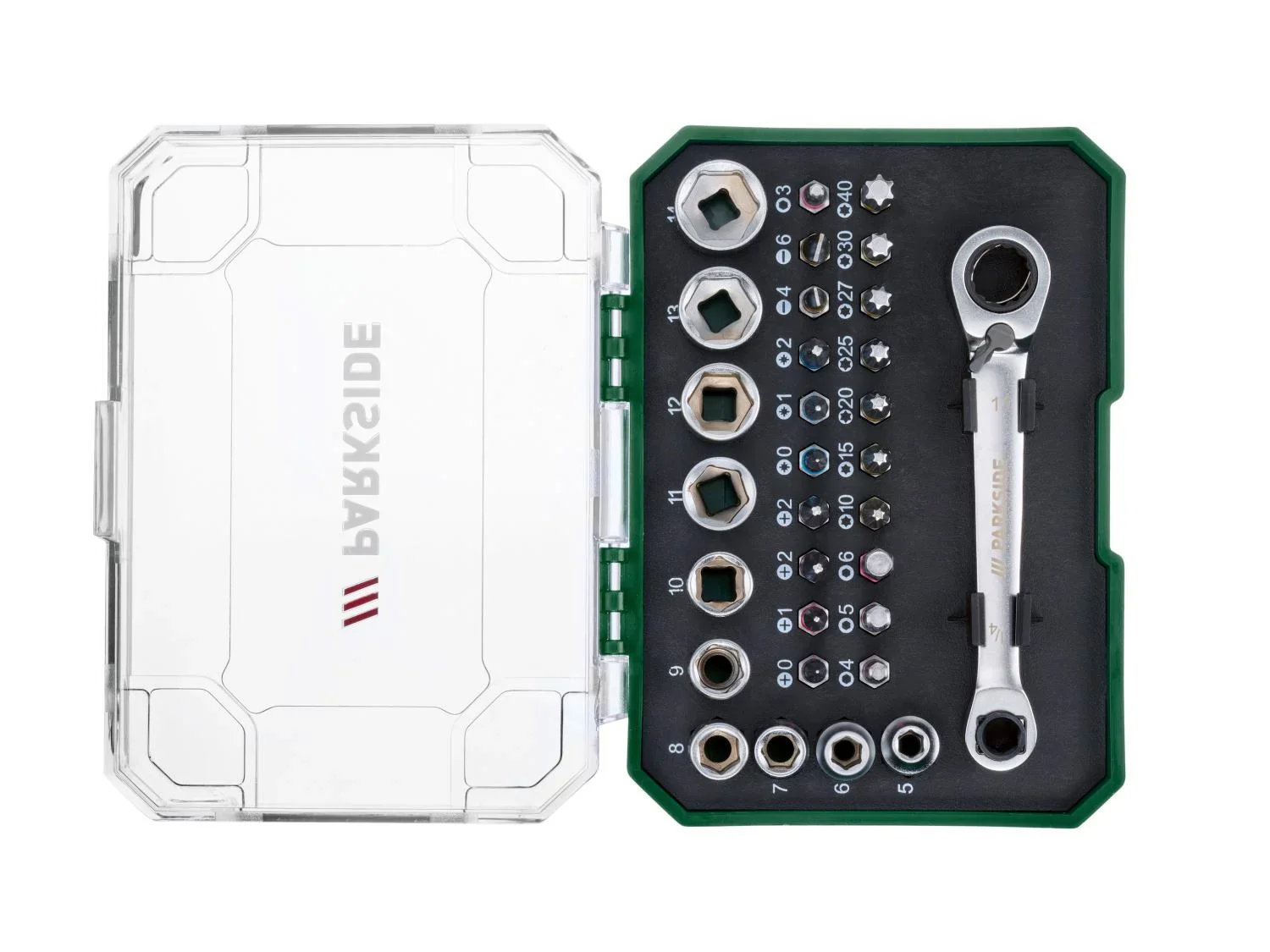 PARKSIDE Jeu de cls  douille, 31 pices