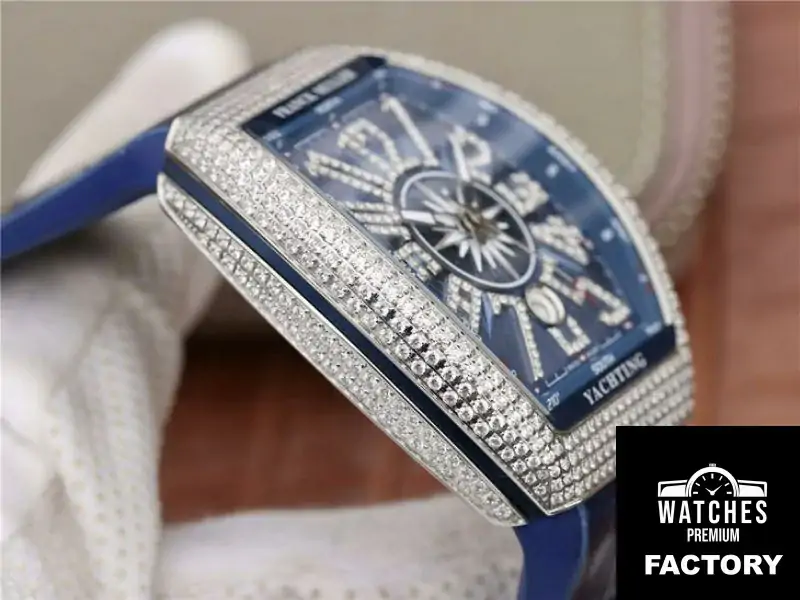 Franck Muller Vanguard V45.SC.DT.AC.BL Blue Dial